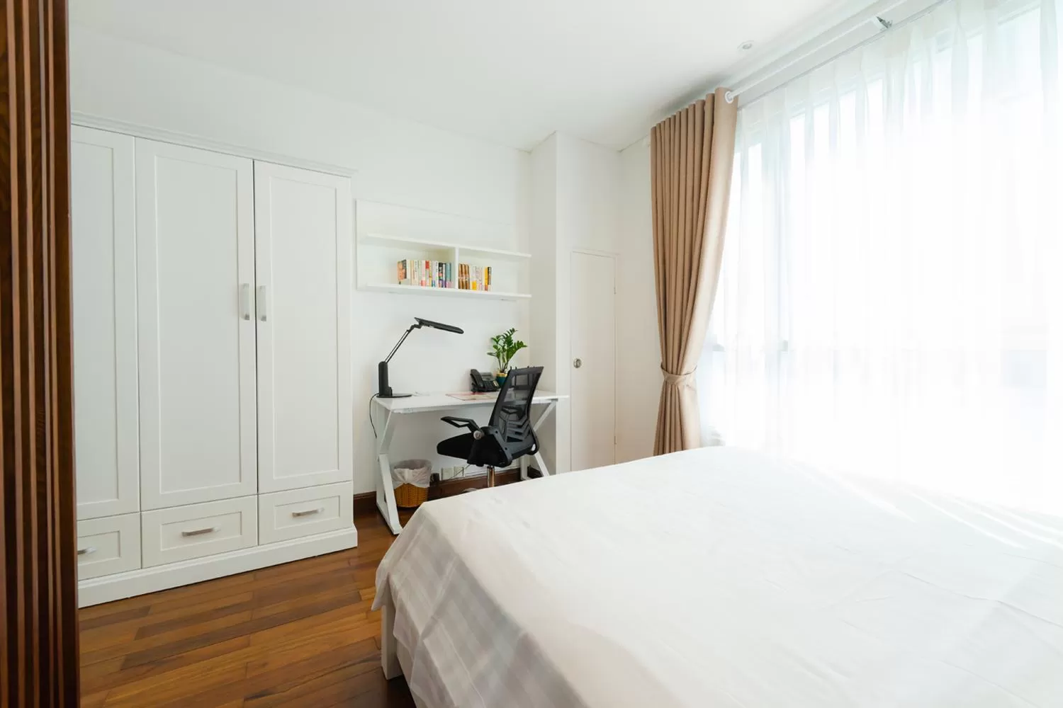 Bedroom, Bed in Lancaster Ho Chi Minh Serviced Apartment Official