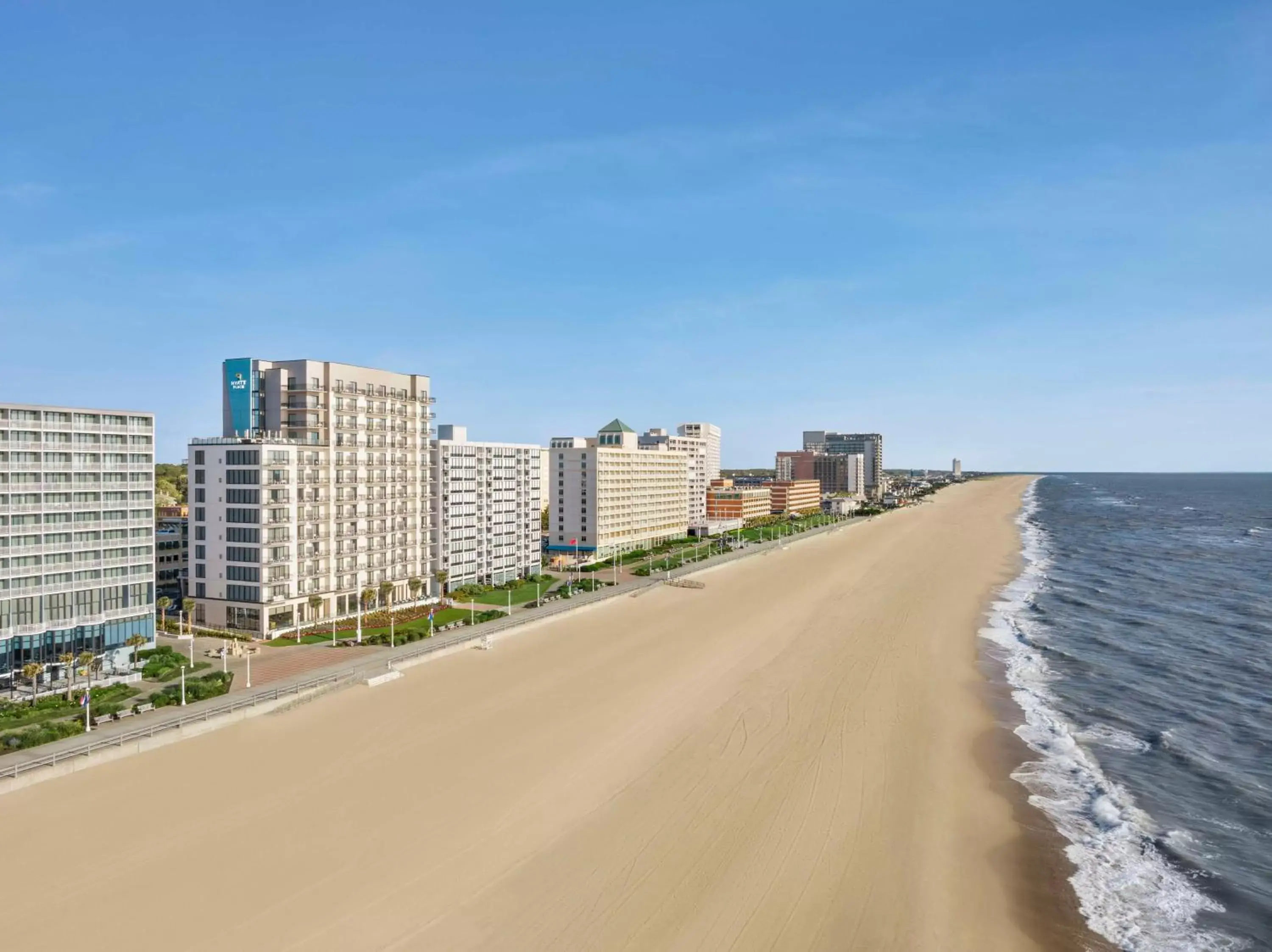 Beach in Hyatt Place Virginia Beach Oceanfront