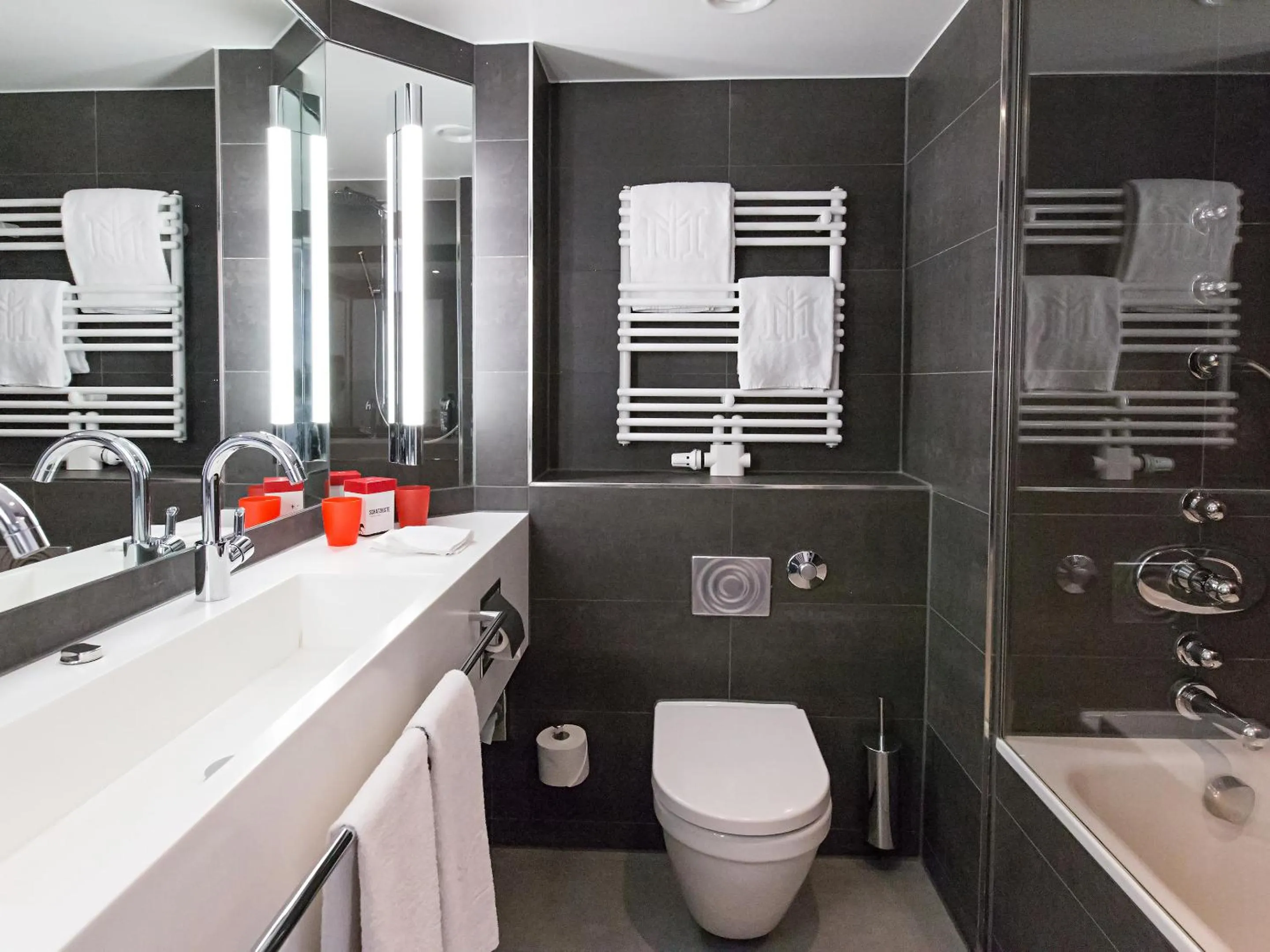 Bathroom in DORMERO Hotel Stuttgart