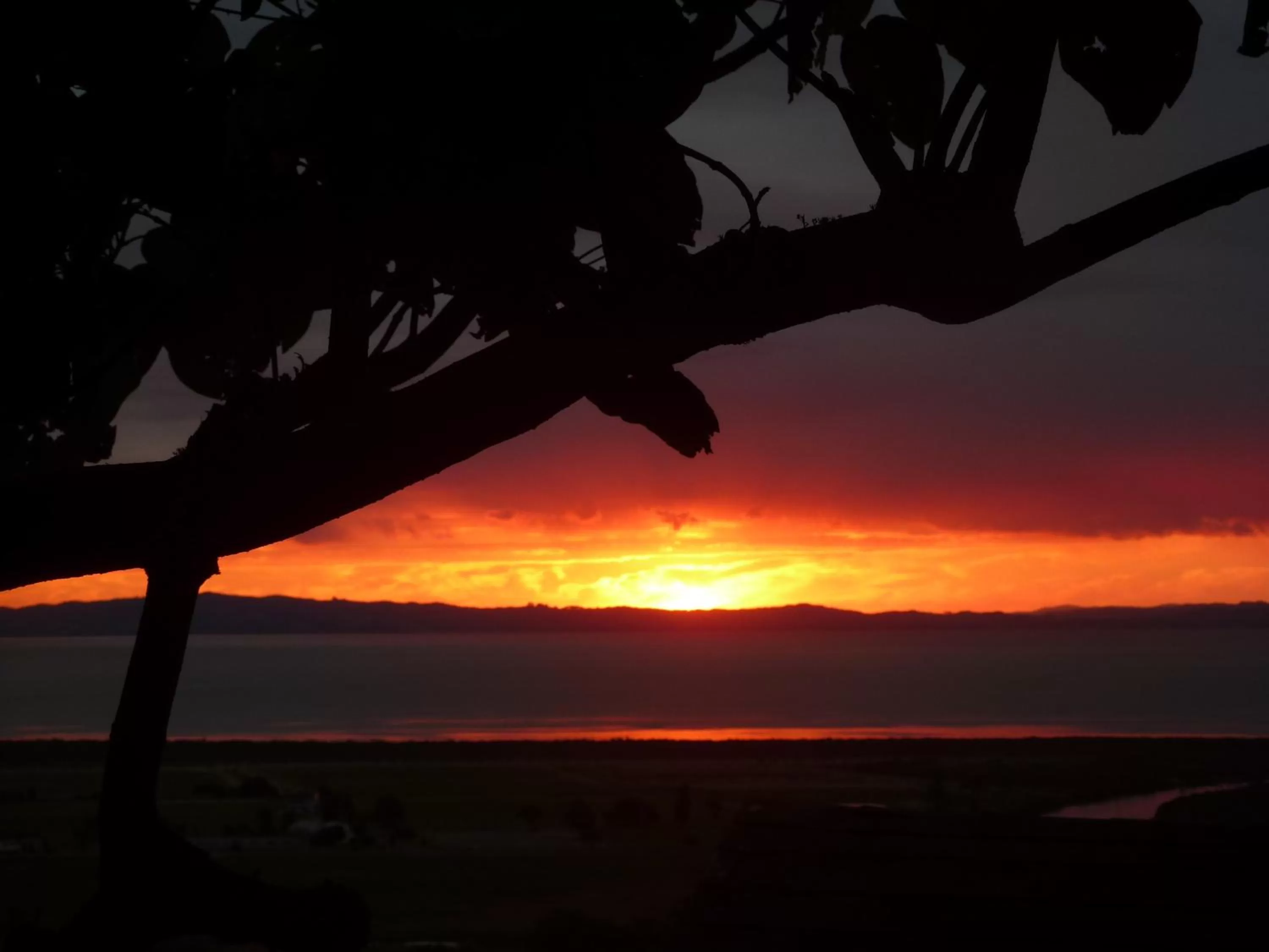 Sunset in Grafton Cottage & Chalets