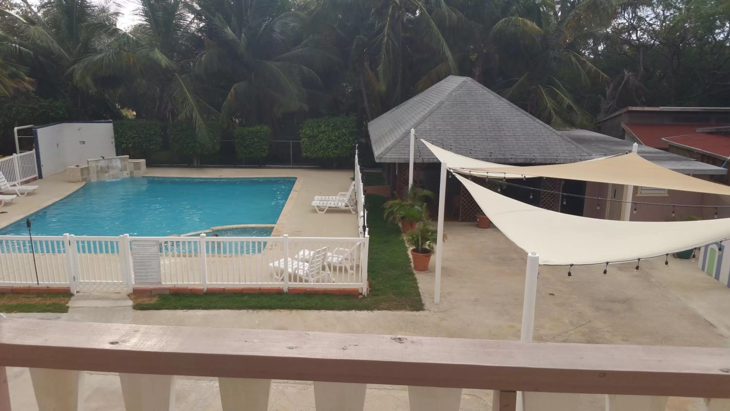 Pool view in Combate Beach Resort