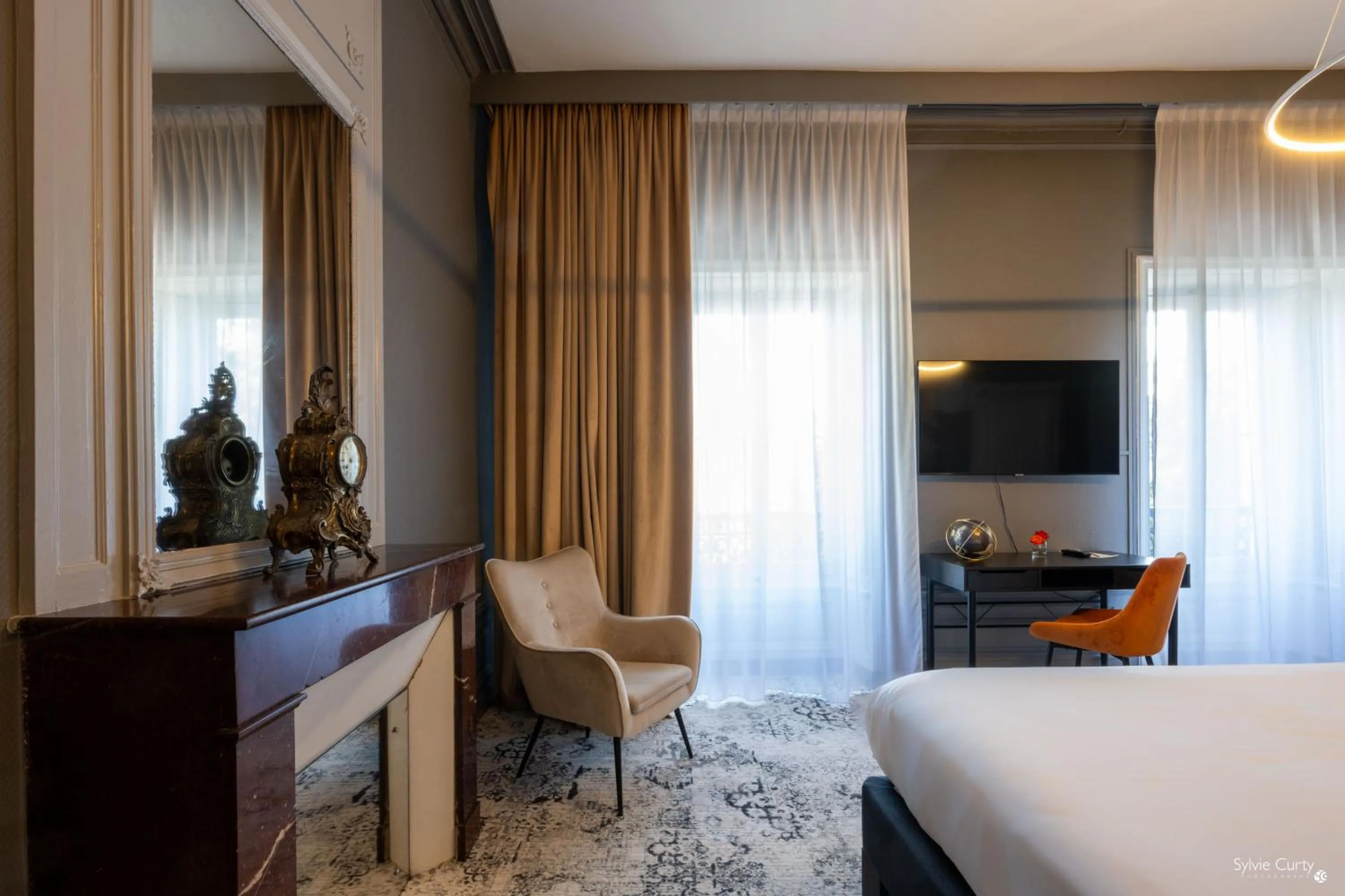 Bedroom, Bed in Le Champlain