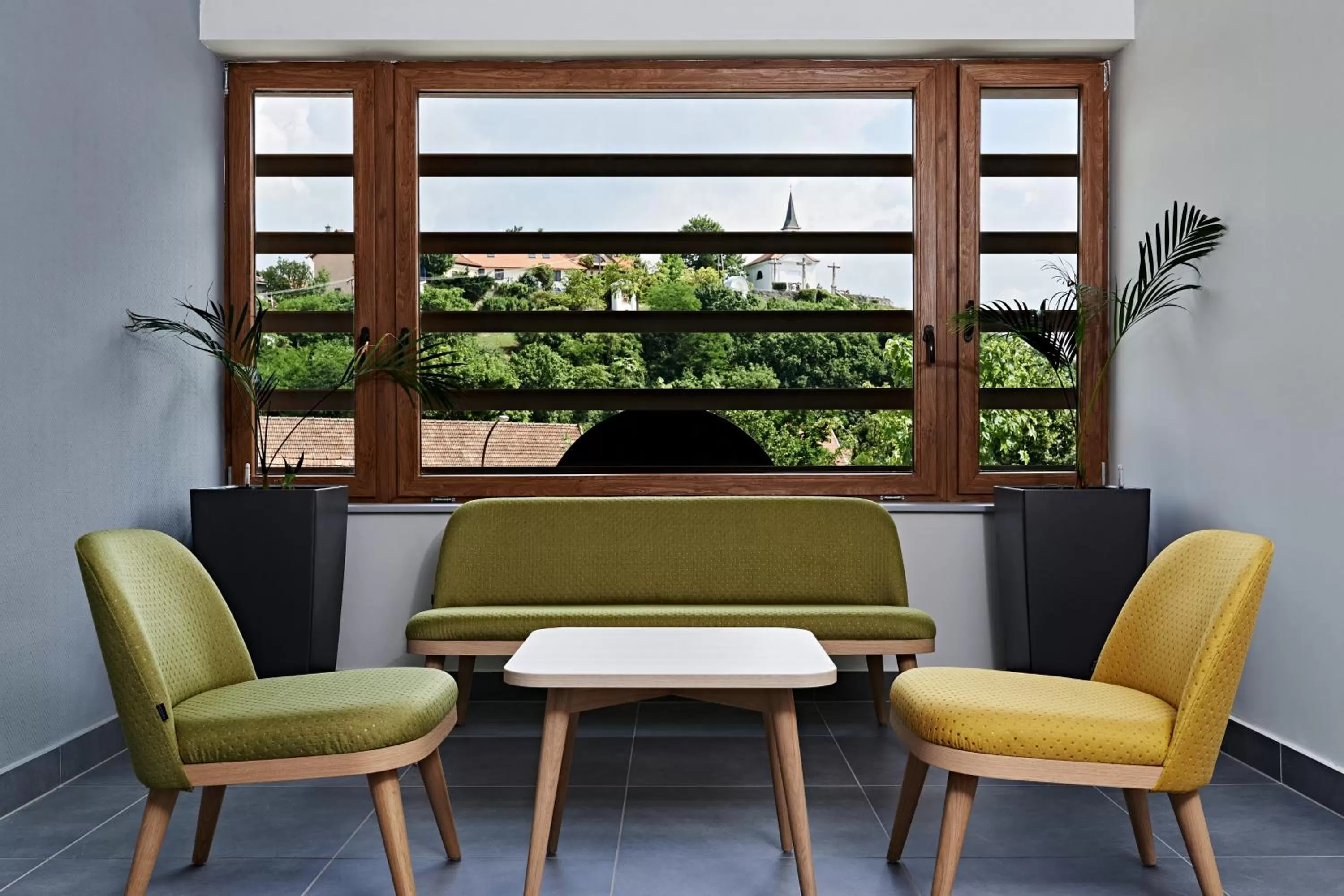 Seating area in Hotel Adalbert Szent Tamás ház