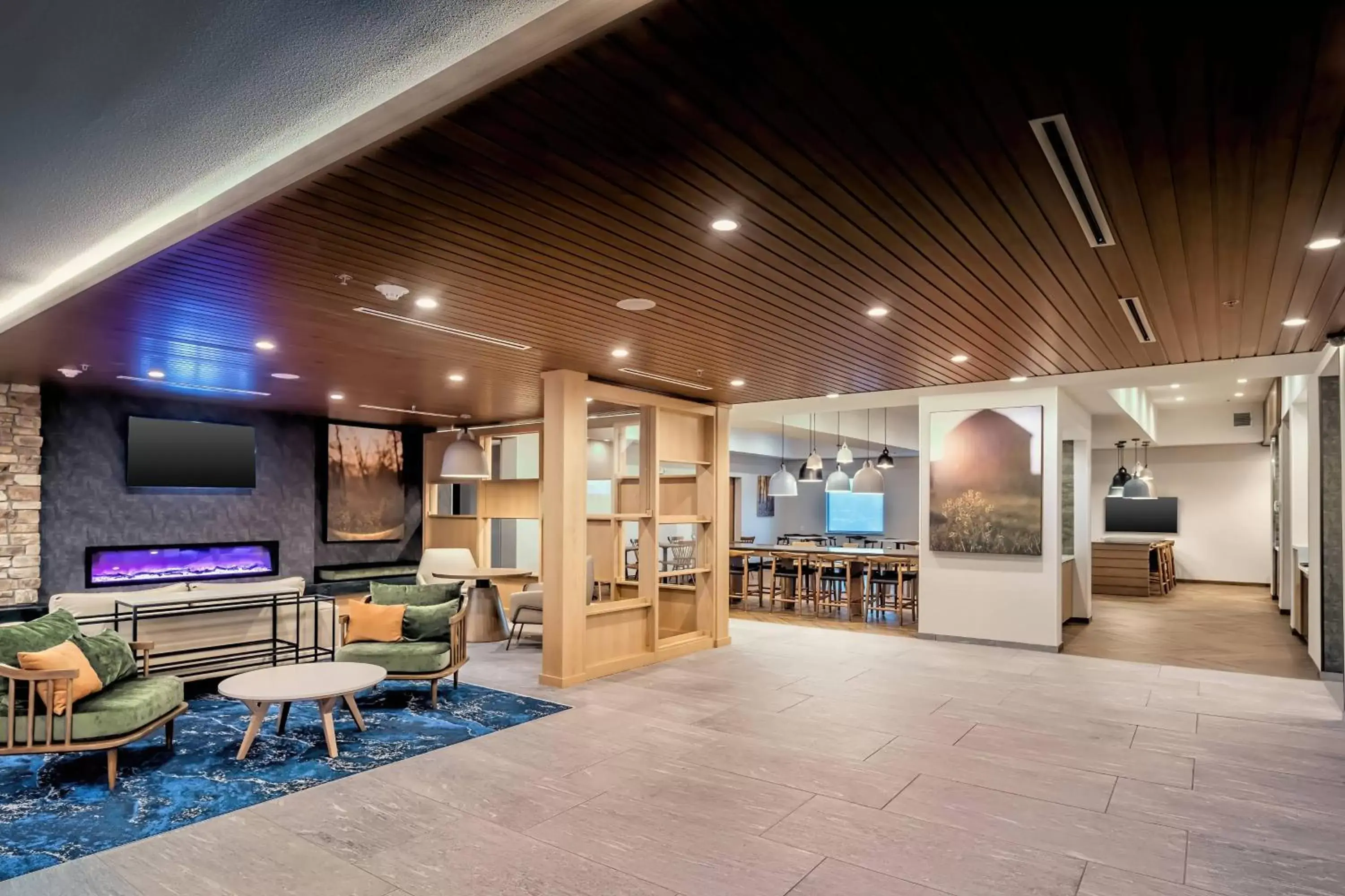 Lobby or reception in Fairfield Inn & Suites Fort Worth Northeast