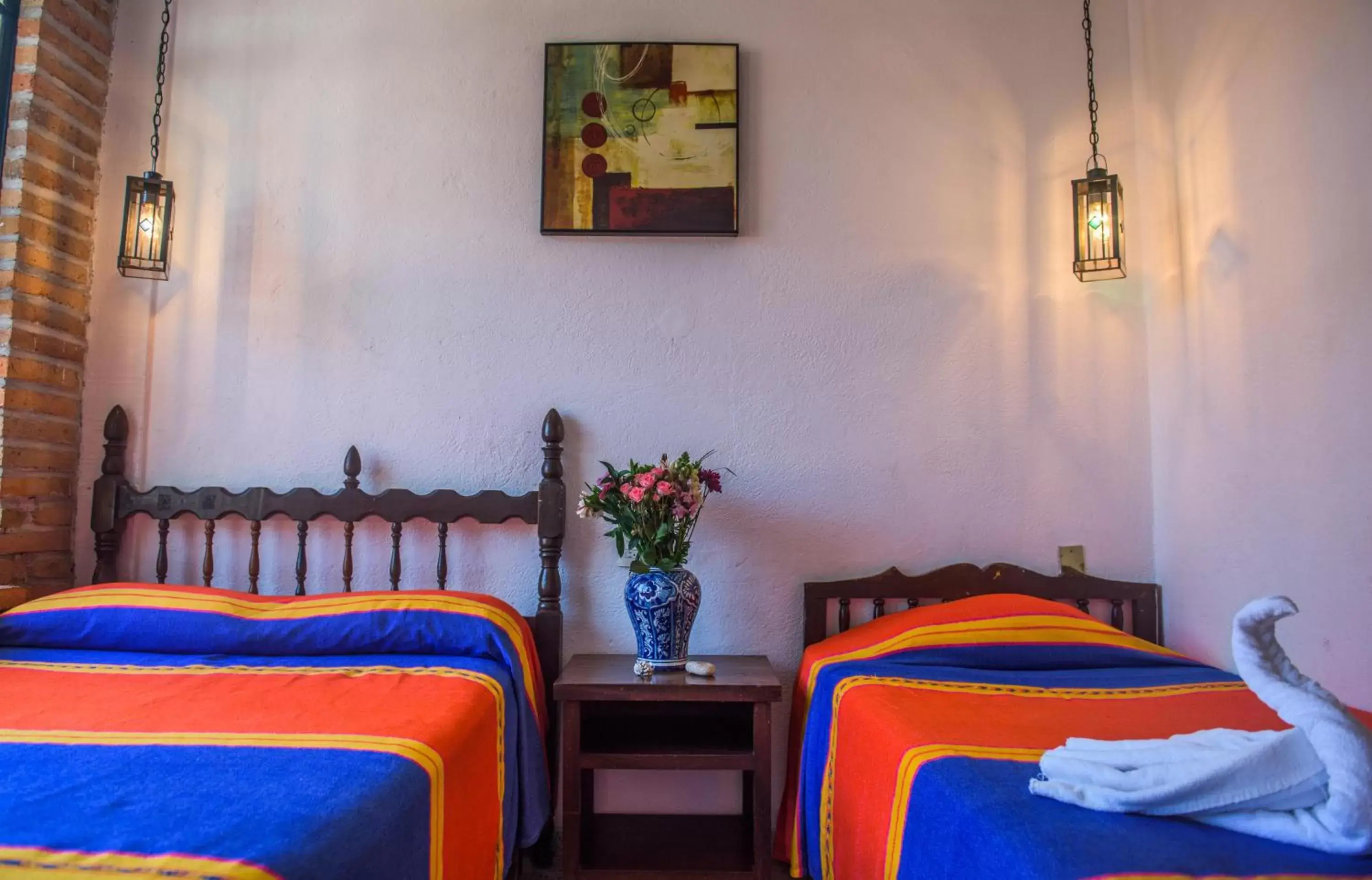 Decorative detail, Bed in Hotel Villa del Mar Tradicional