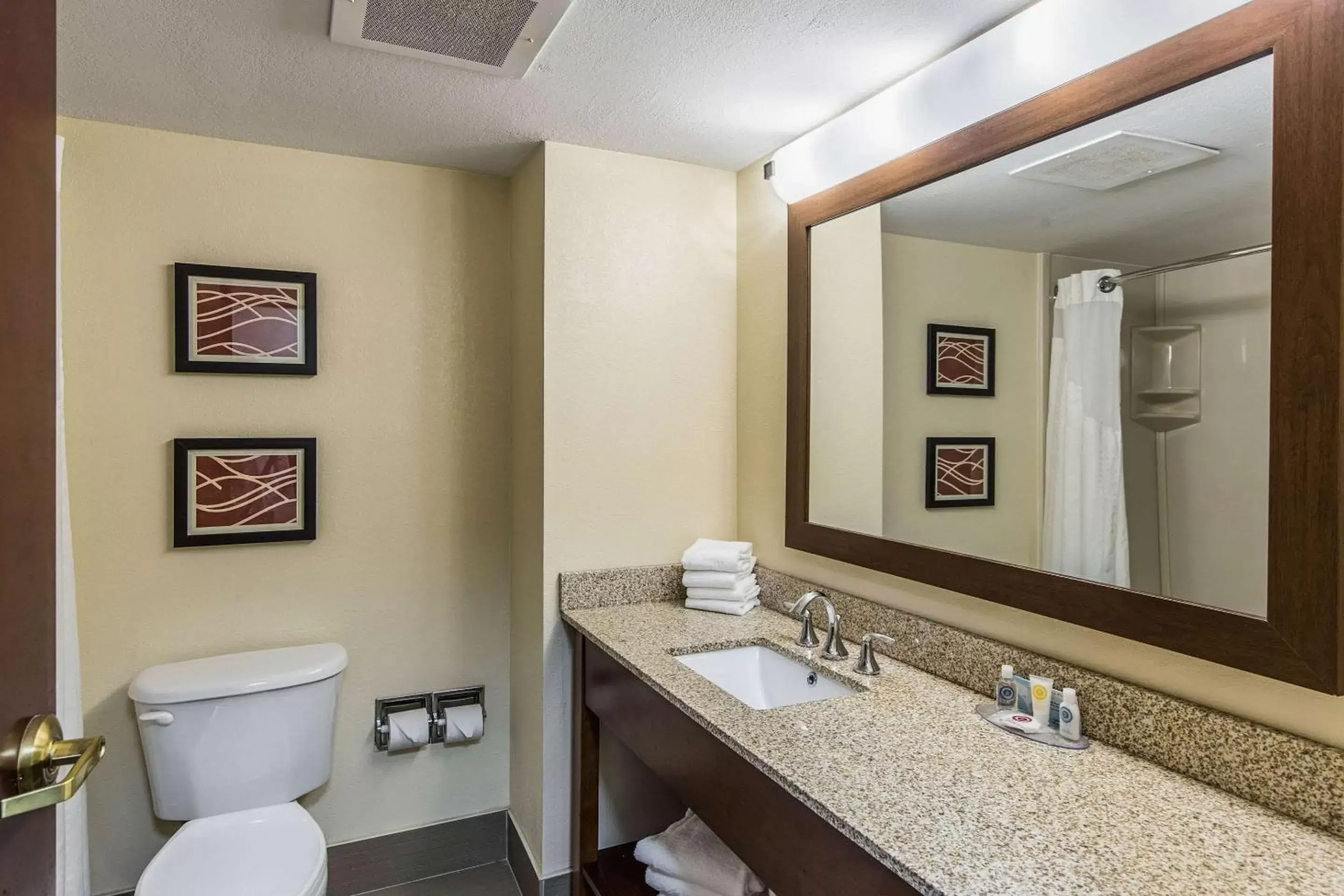 Photo of the whole room, Bathroom in Comfort Inn & Suites Greenwood near University