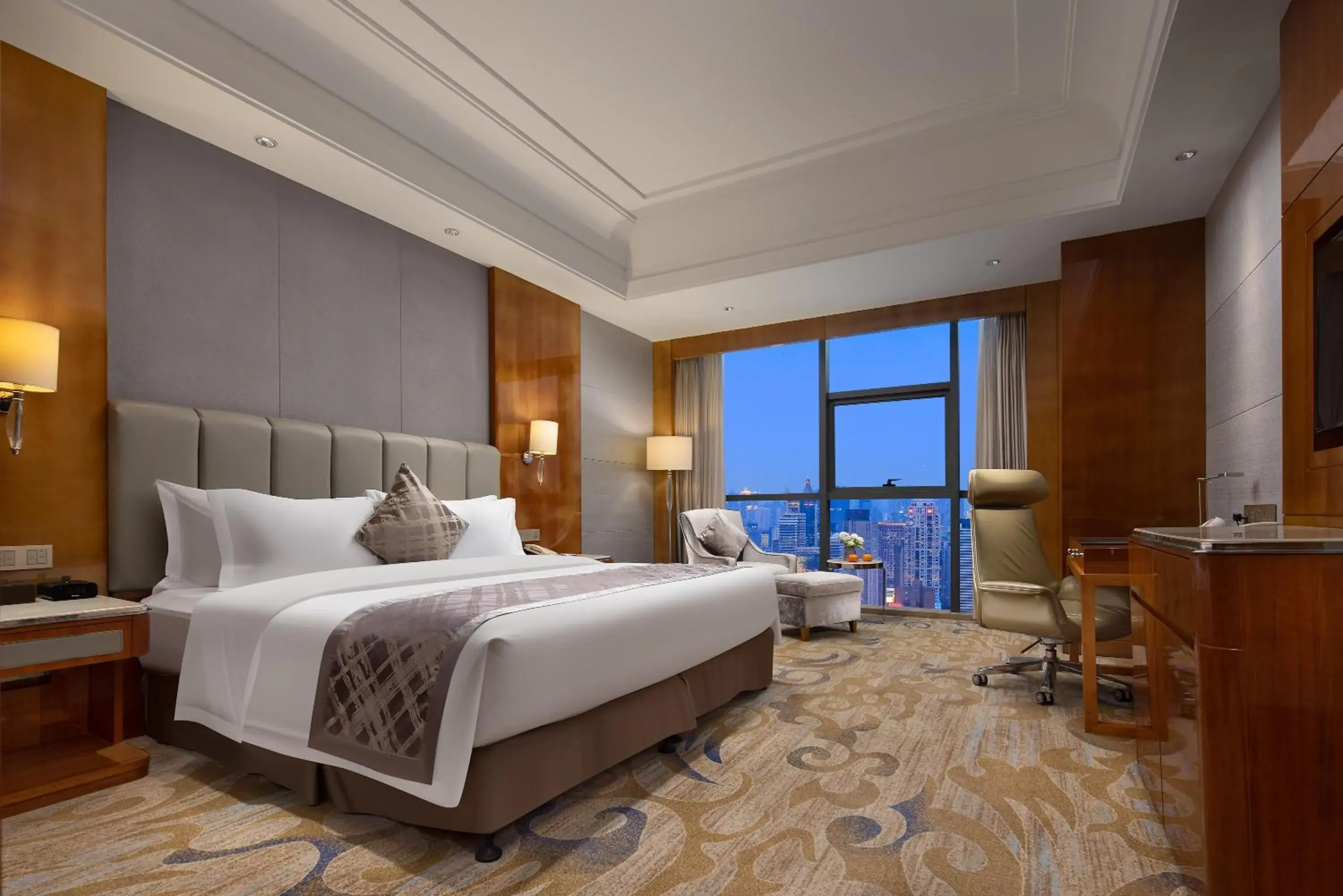 Bedroom in WorldHotel Grand Jiaxing Hunan