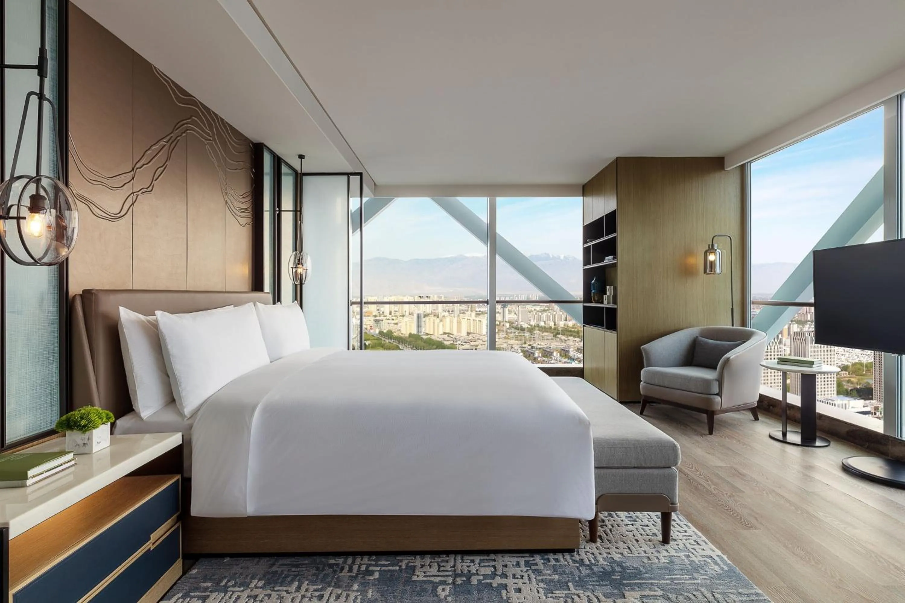 Bedroom, Bed in JW Marriott Hotel Yinchuan