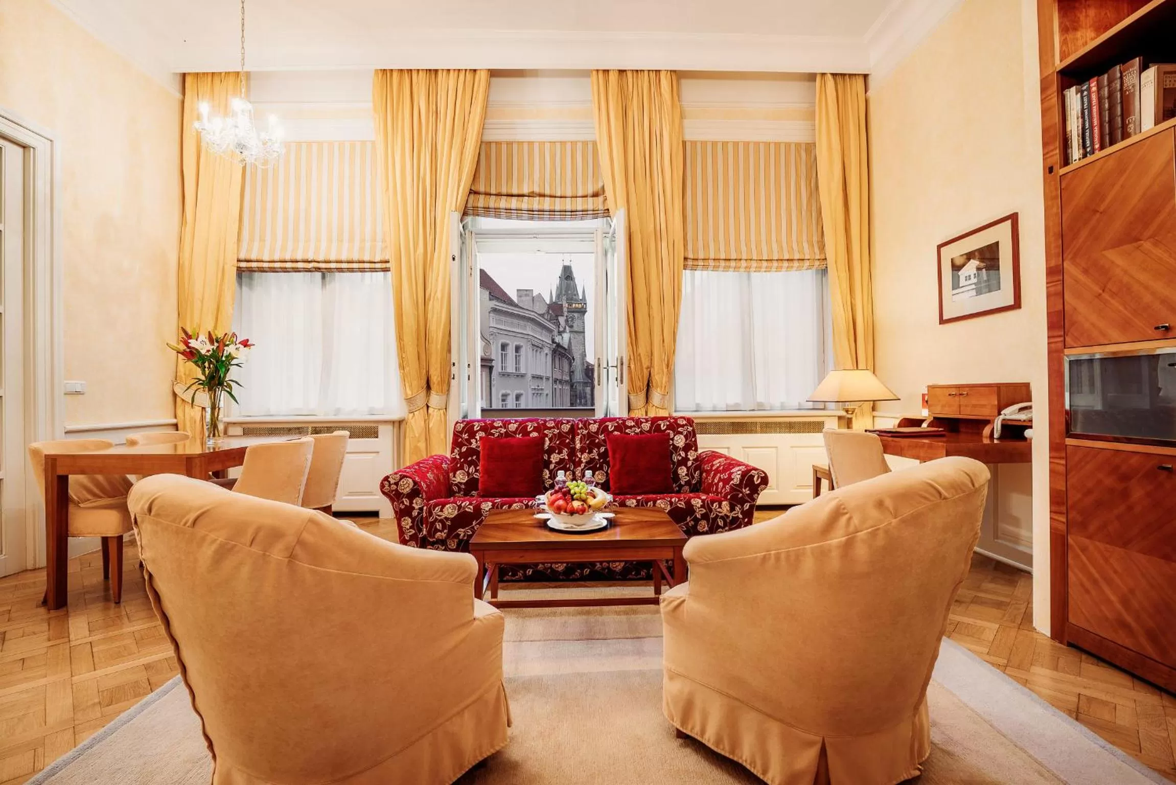 Living room in Ventana Hotel Prague
