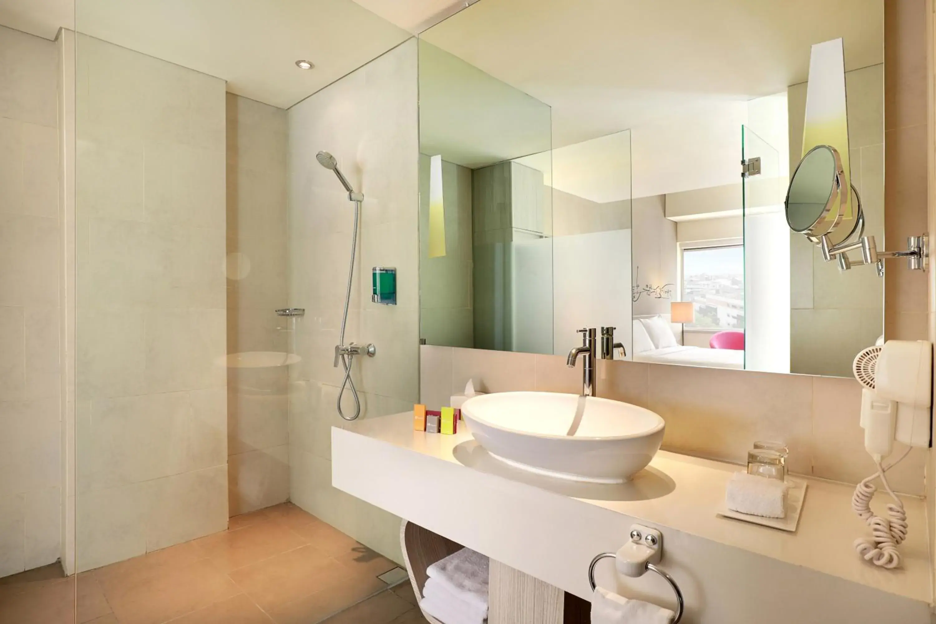 Bathroom in ibis Styles Jakarta Gajah Mada