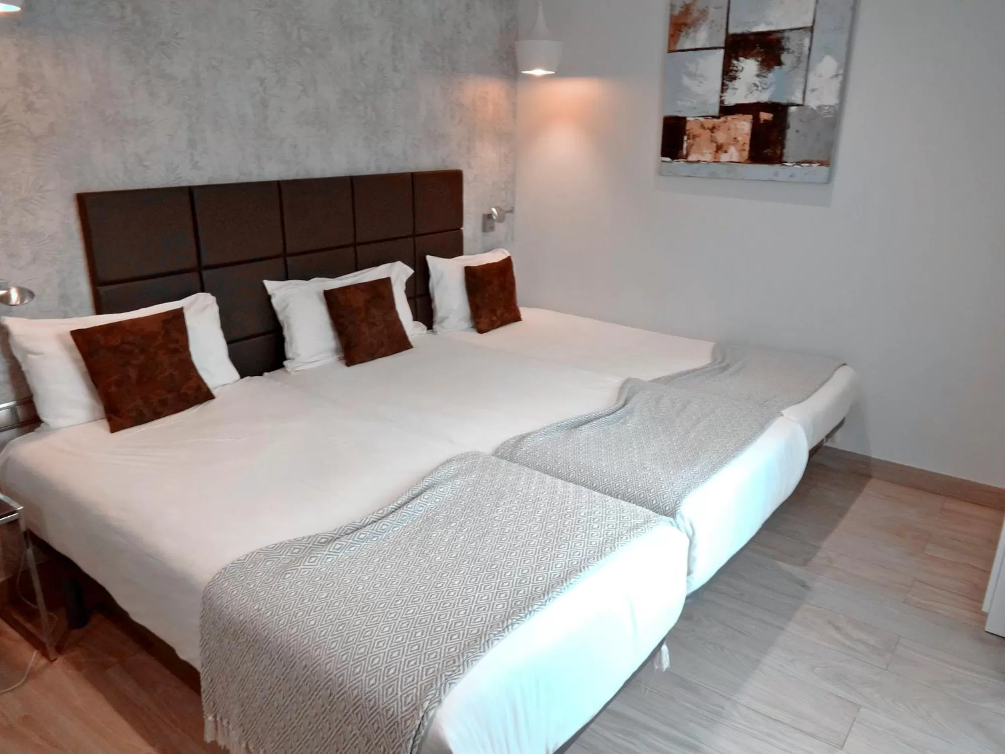 Bed in Hotel Lloret Ramblas