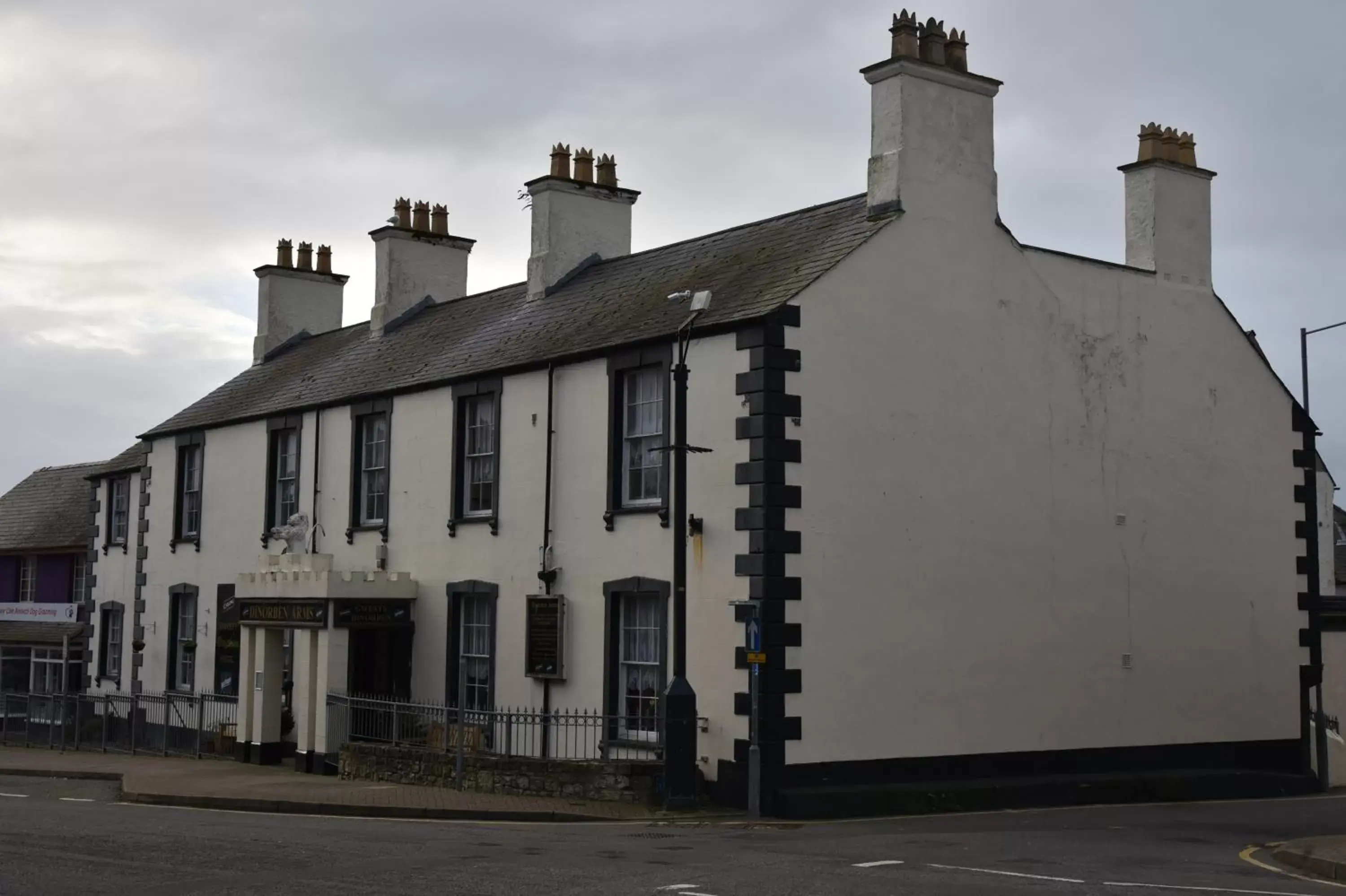 Street view, Property Building in Dinorben Arms Hotel