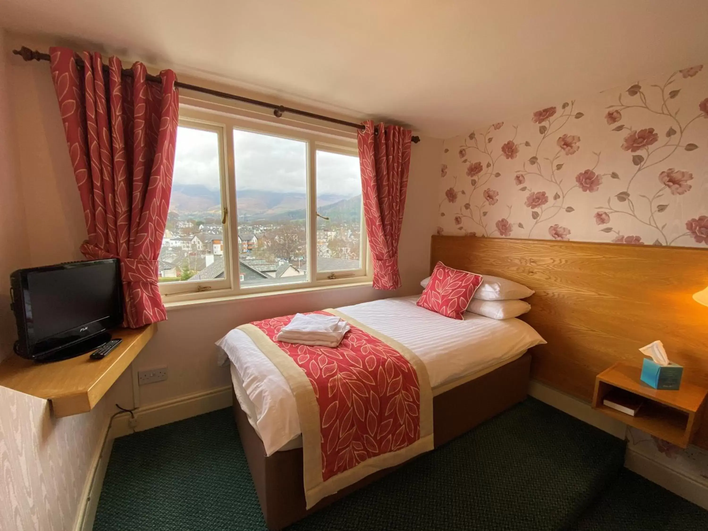 Single room with  Mountain view - single occupancy in Crow Park Hotel