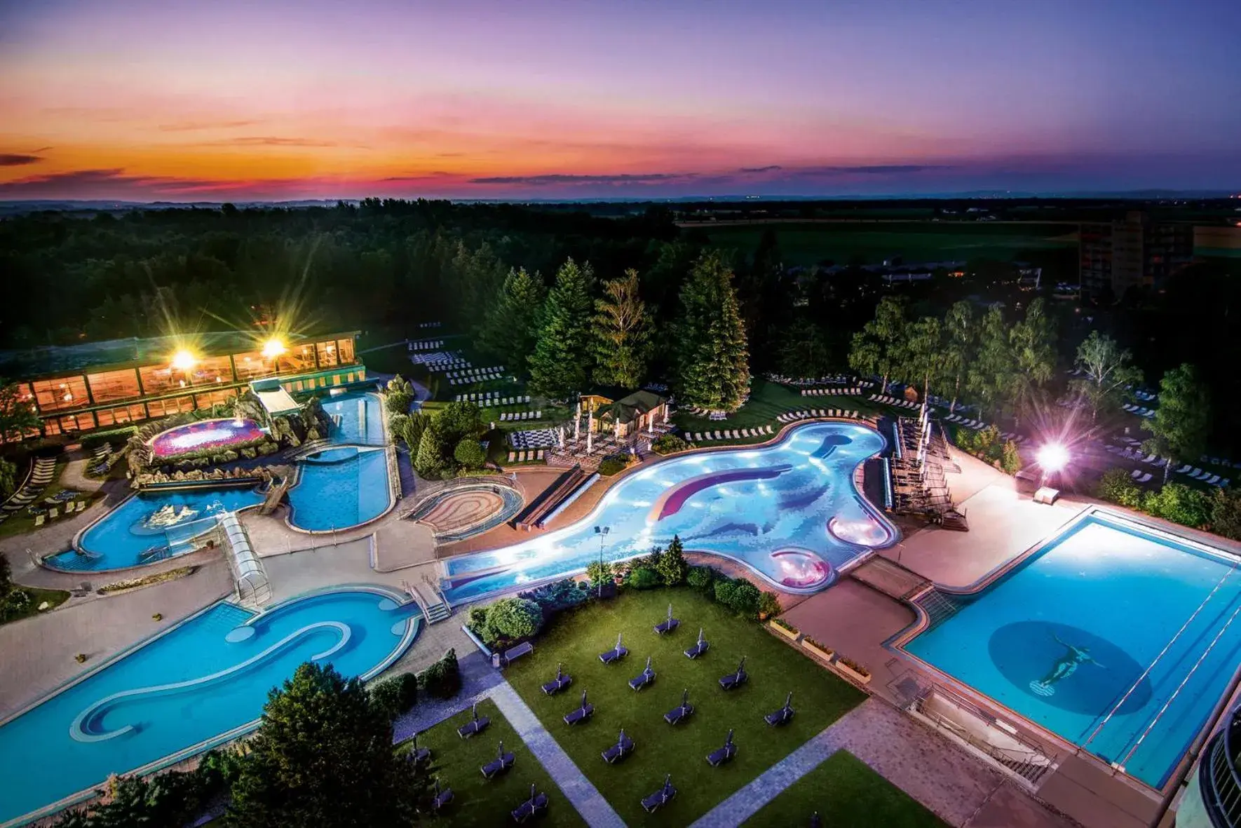 Spa and wellness centre/facilities, Pool View in Johannesbad Thermalhotel Ludwig Thoma