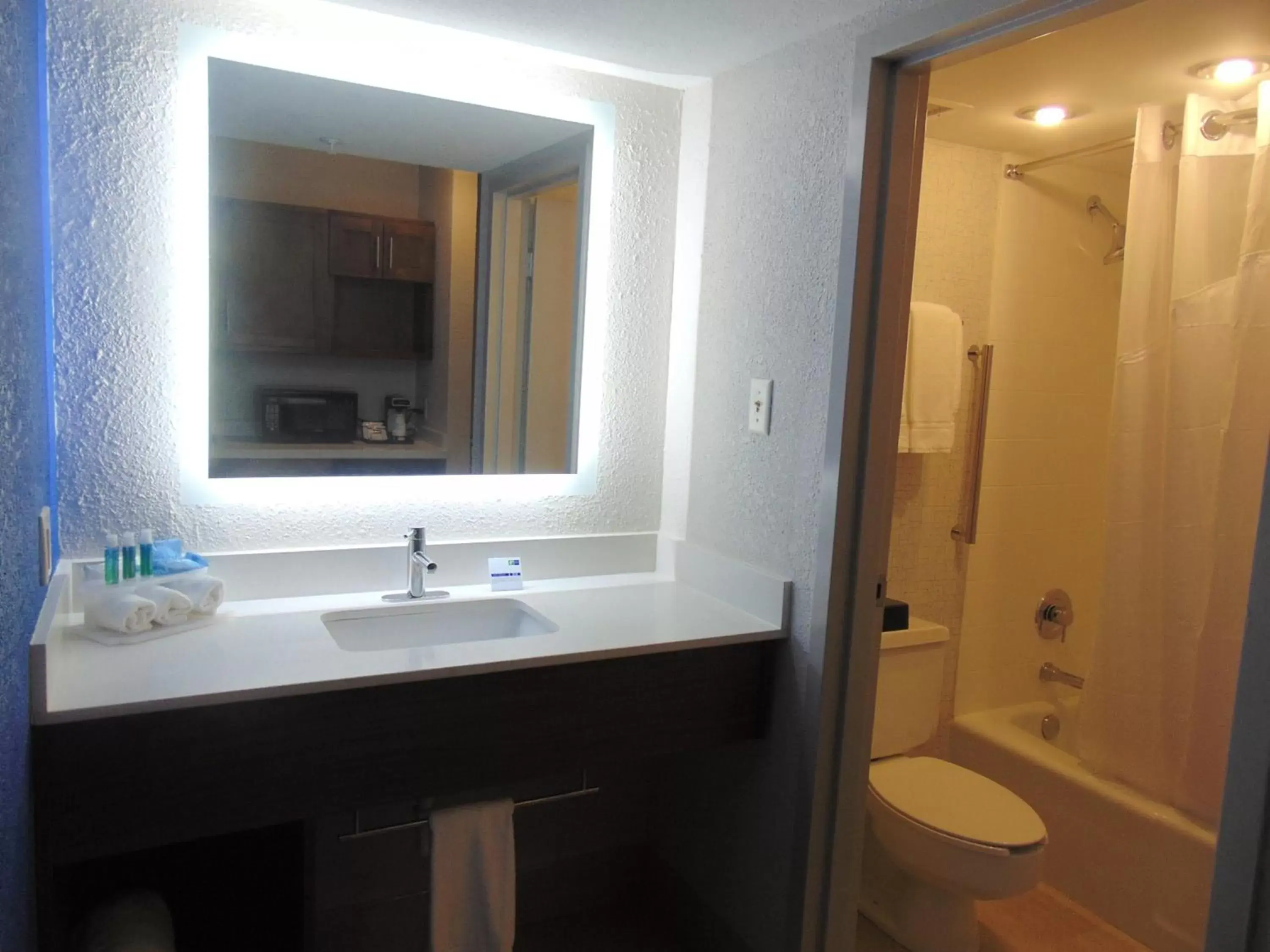 Bathroom in Holiday Inn Express & Suites Wapakoneta, an IHG Hotel