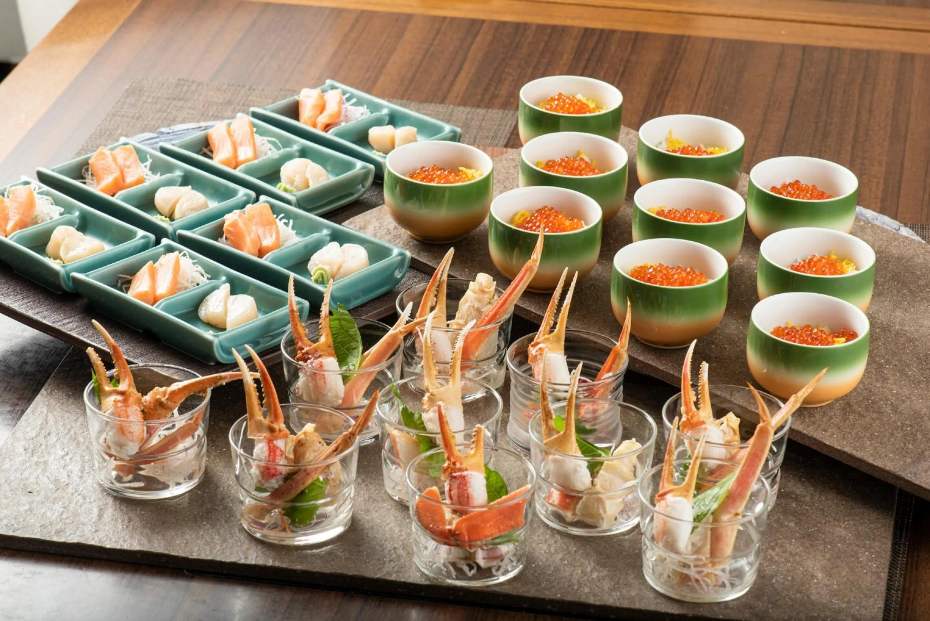 Dinner in Hokuten no Oka Abashiriko Tsuruga Resort