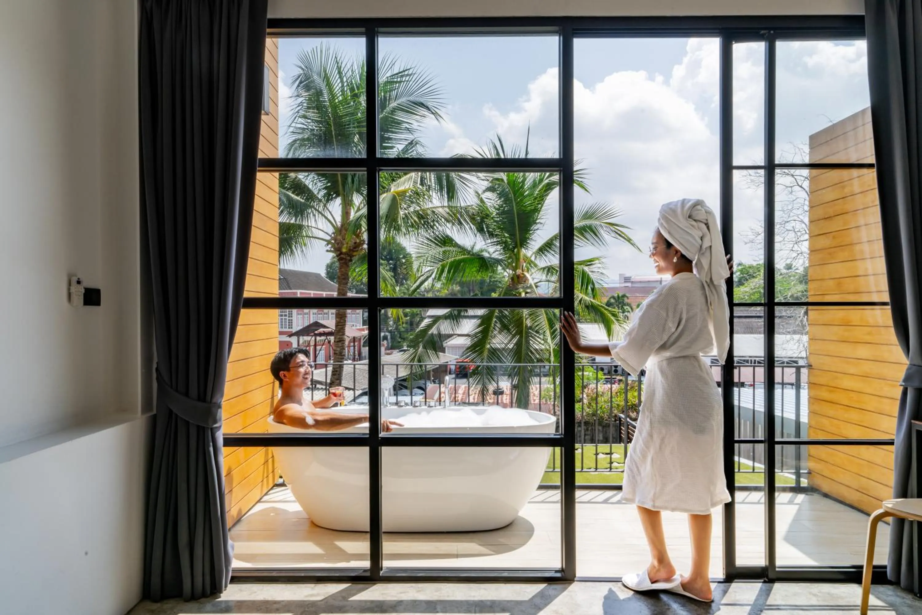 View (from property/room) in Book a Bed Poshtel - SHA Plus