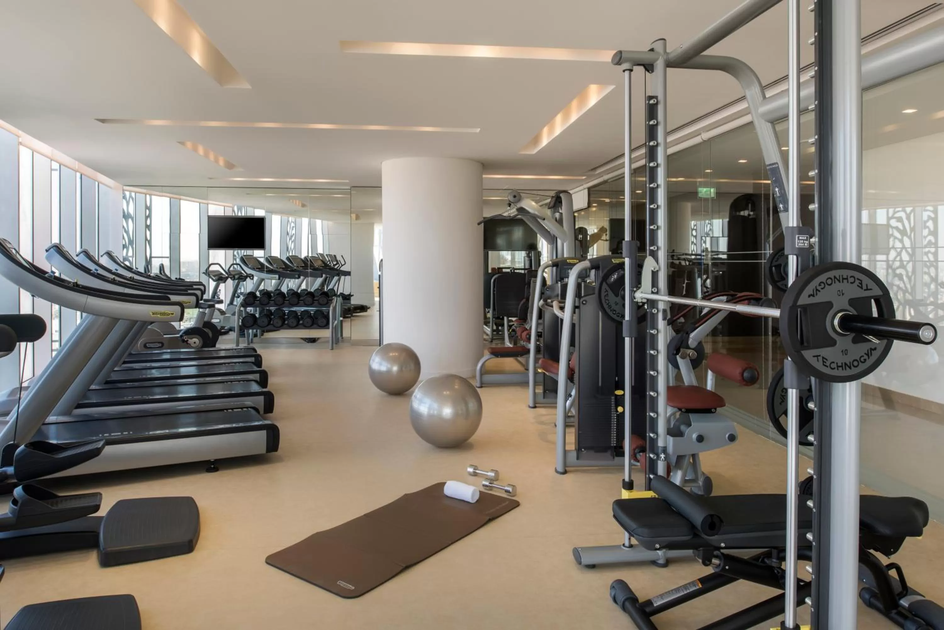 Fitness centre/facilities in Fraser Suites Riyadh