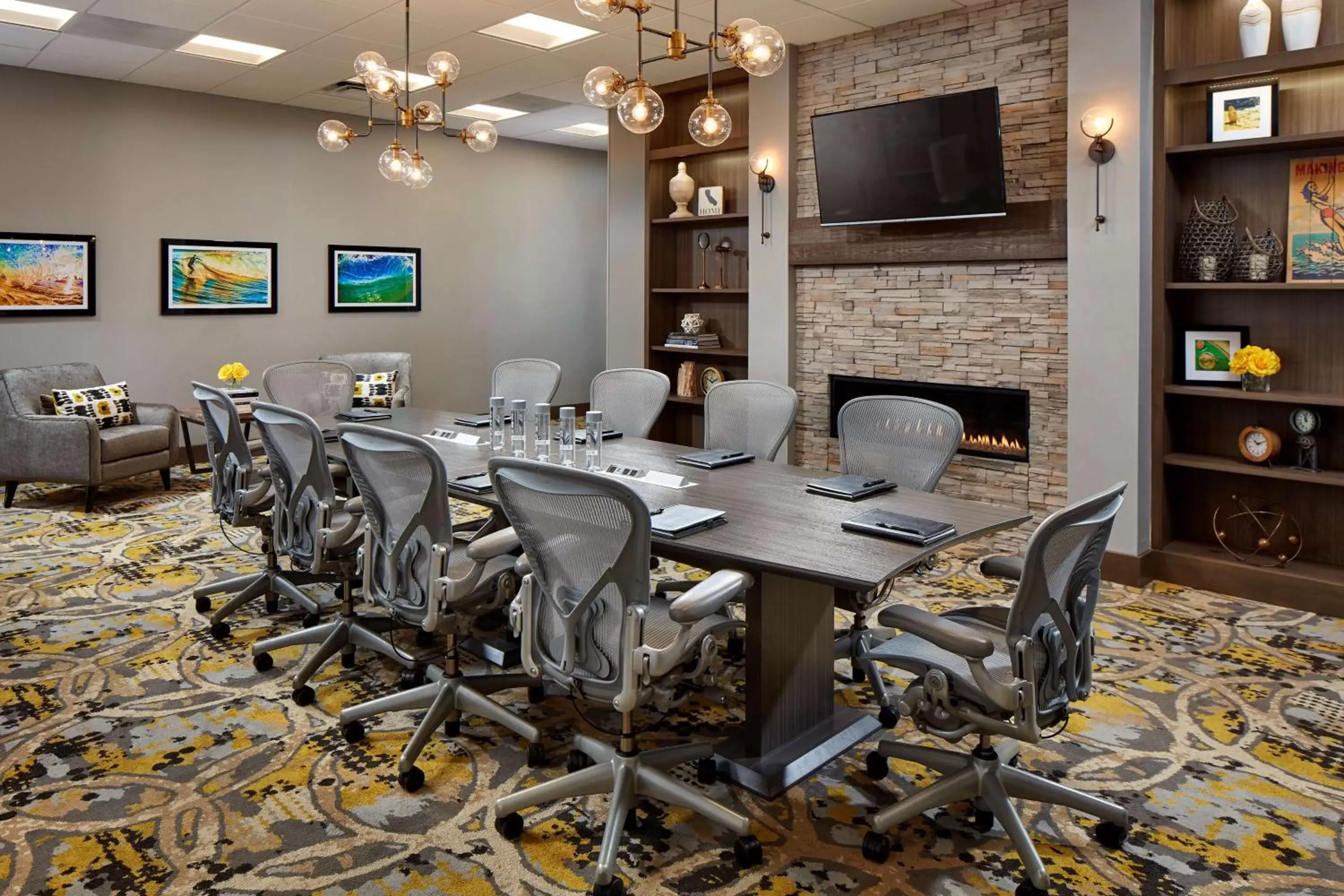 Meeting/conference room, Restaurant/Places to Eat in Homewood Suites By Hilton Los Angeles Redondo Beach