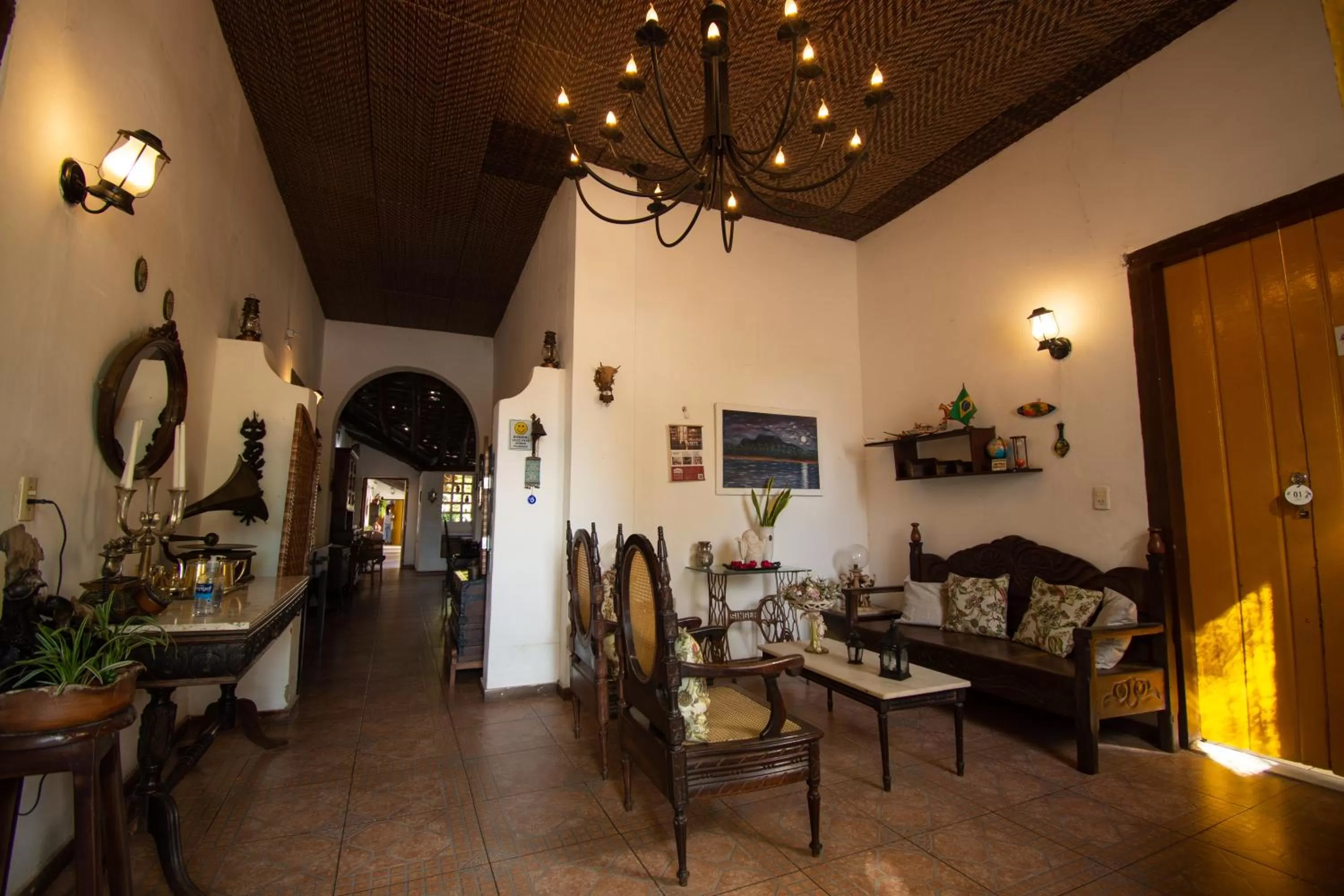 Living room in Pousada dos Candeeiros