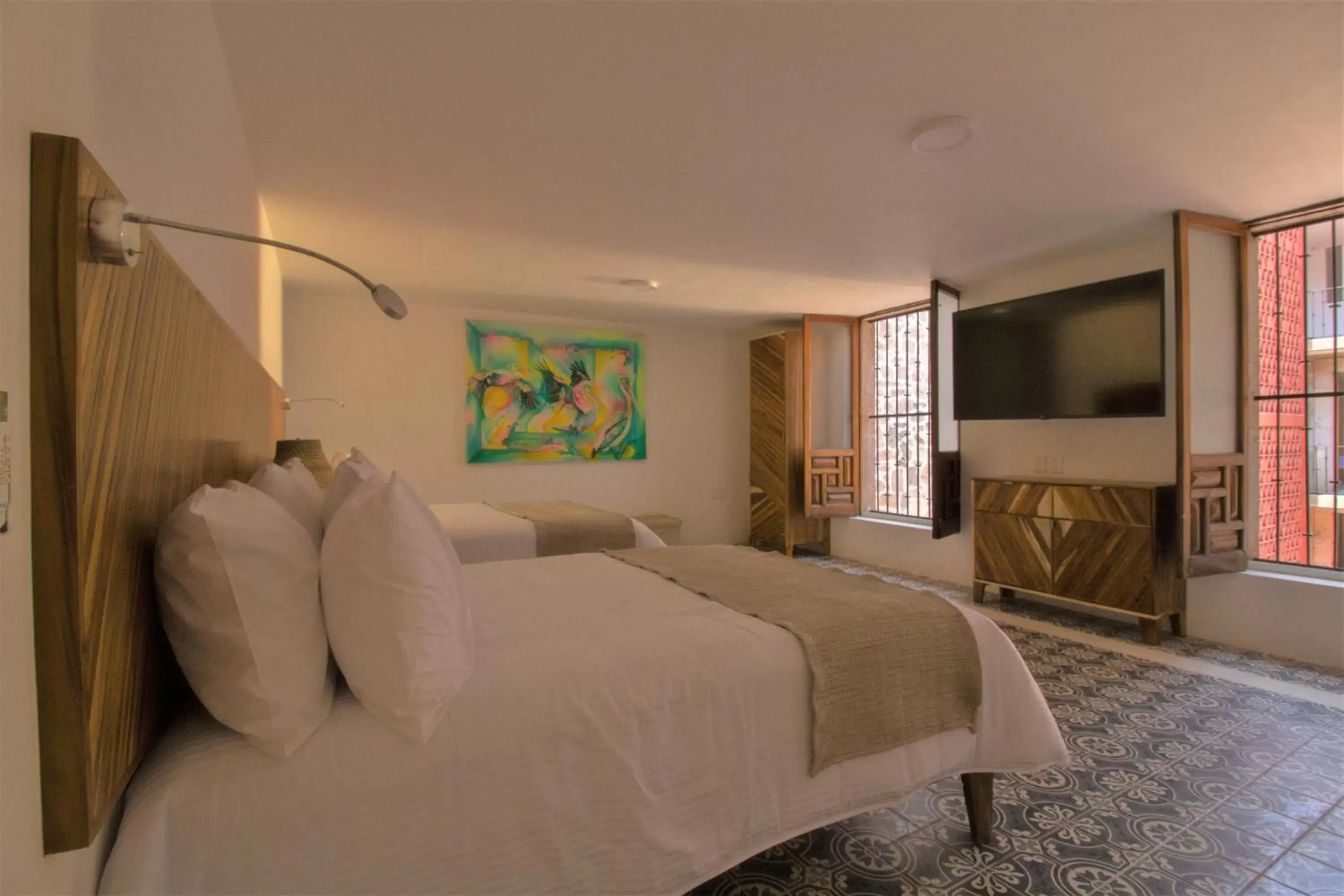 Photo of the whole room, Bed in NaNa Vida Hotel Morelia Photo of the whole room, Bed in NaNa Vida Hotel Morelia