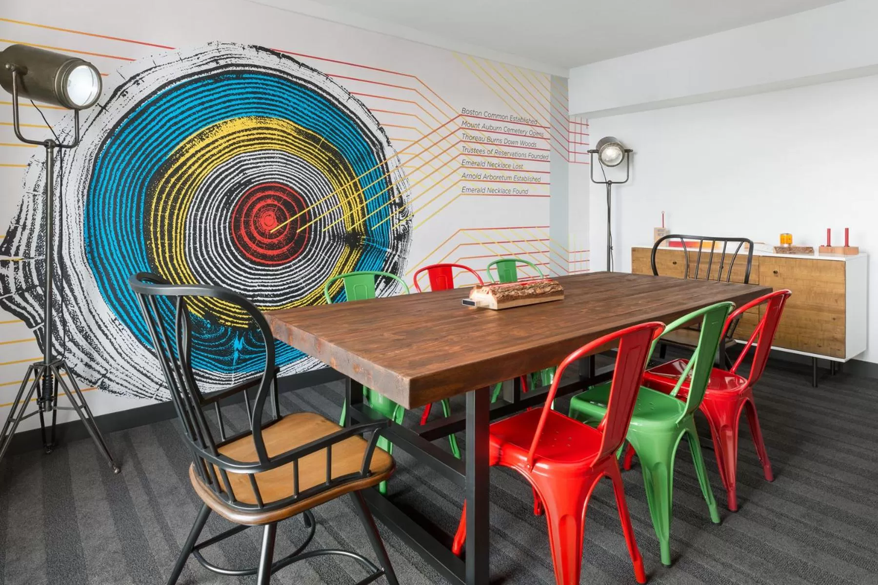 Living room in Studio Allston Hotel Boston