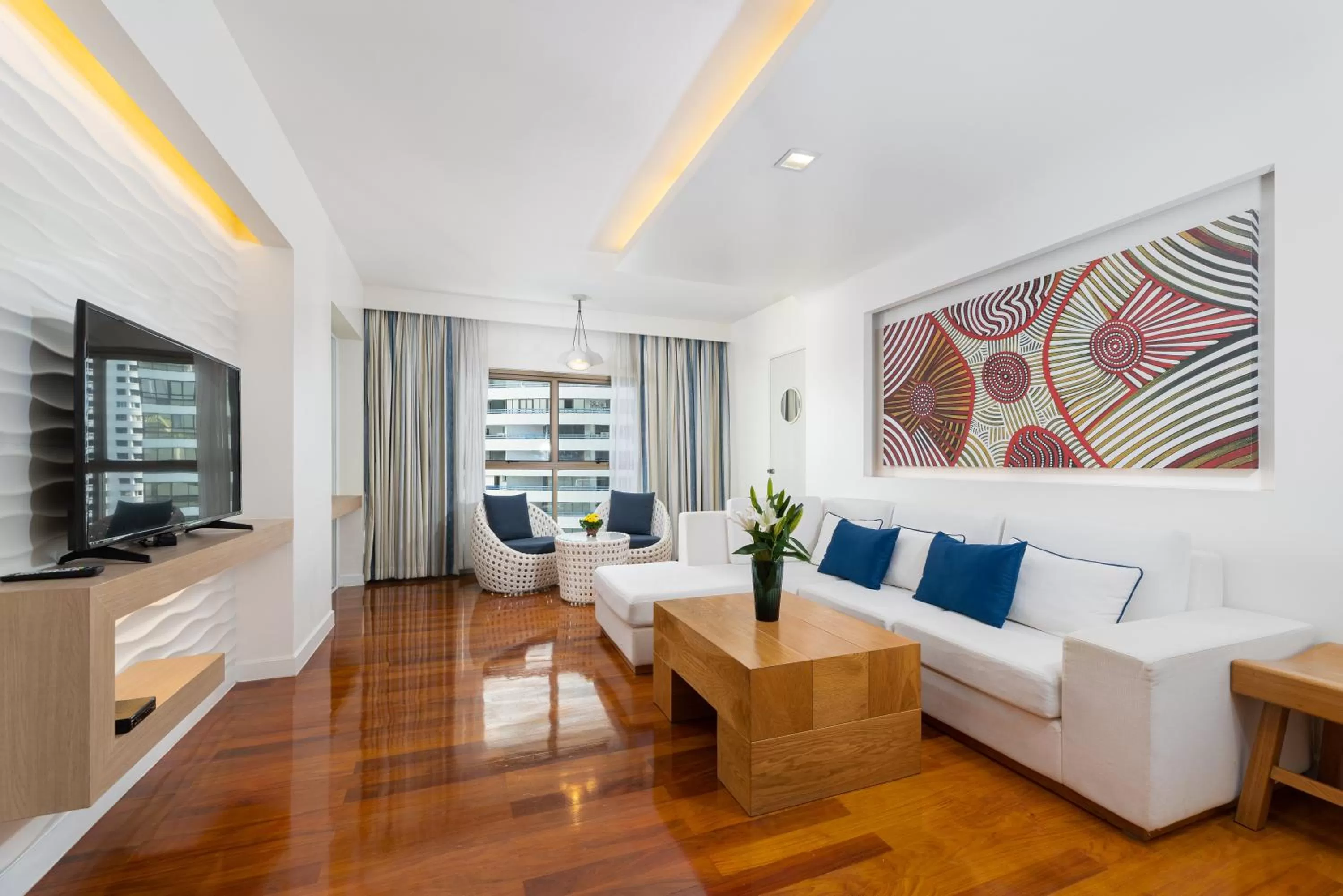 Living room in Jomtien Palm Beach Hotel and Resort
