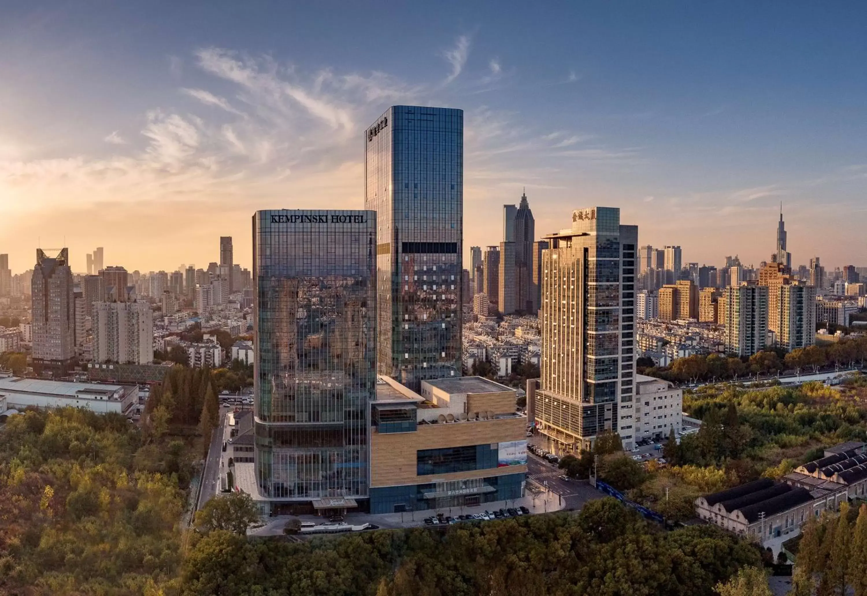 Property building in Kempinski Hotel Nanjing