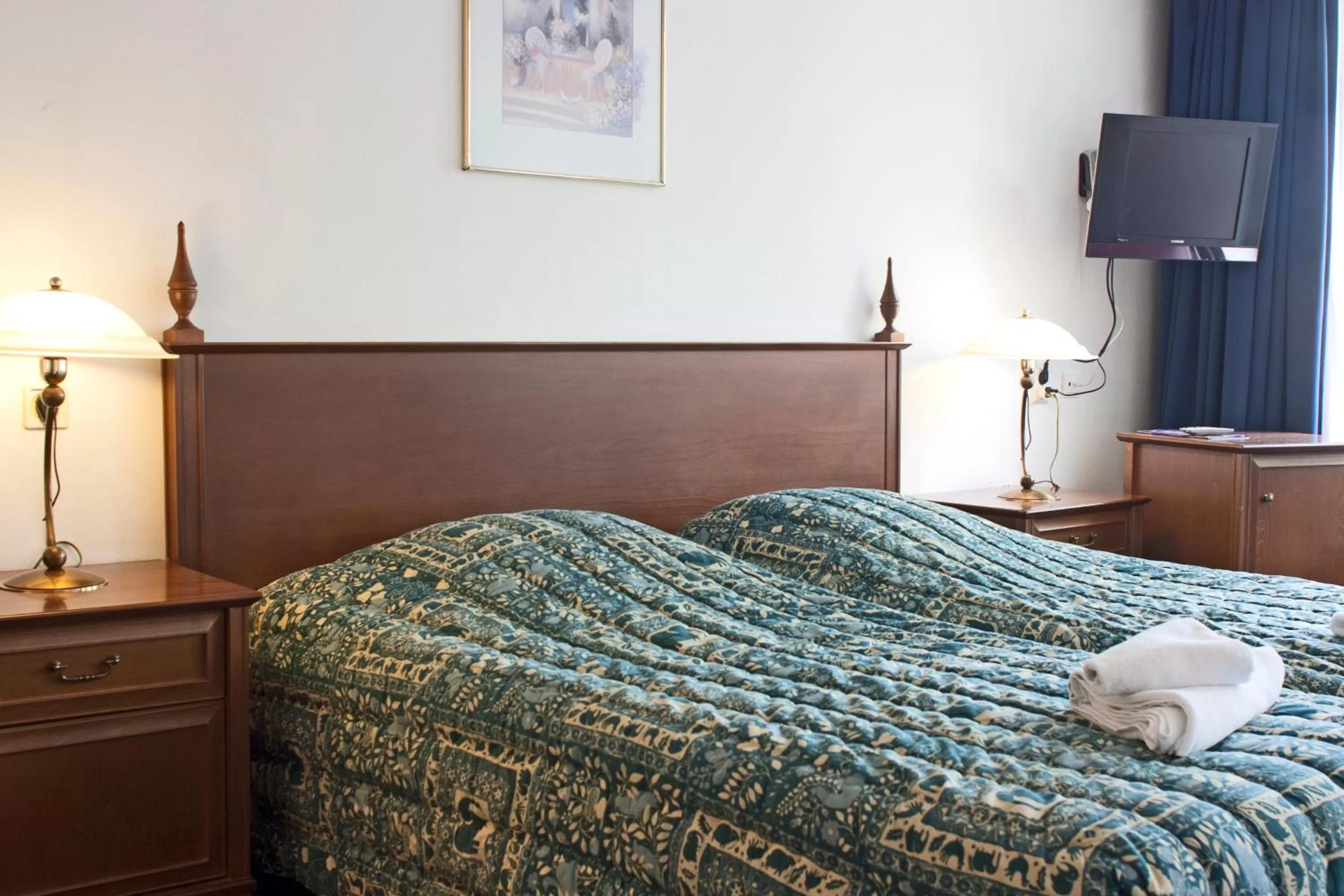 Bed in Hotel Prins Hendrik