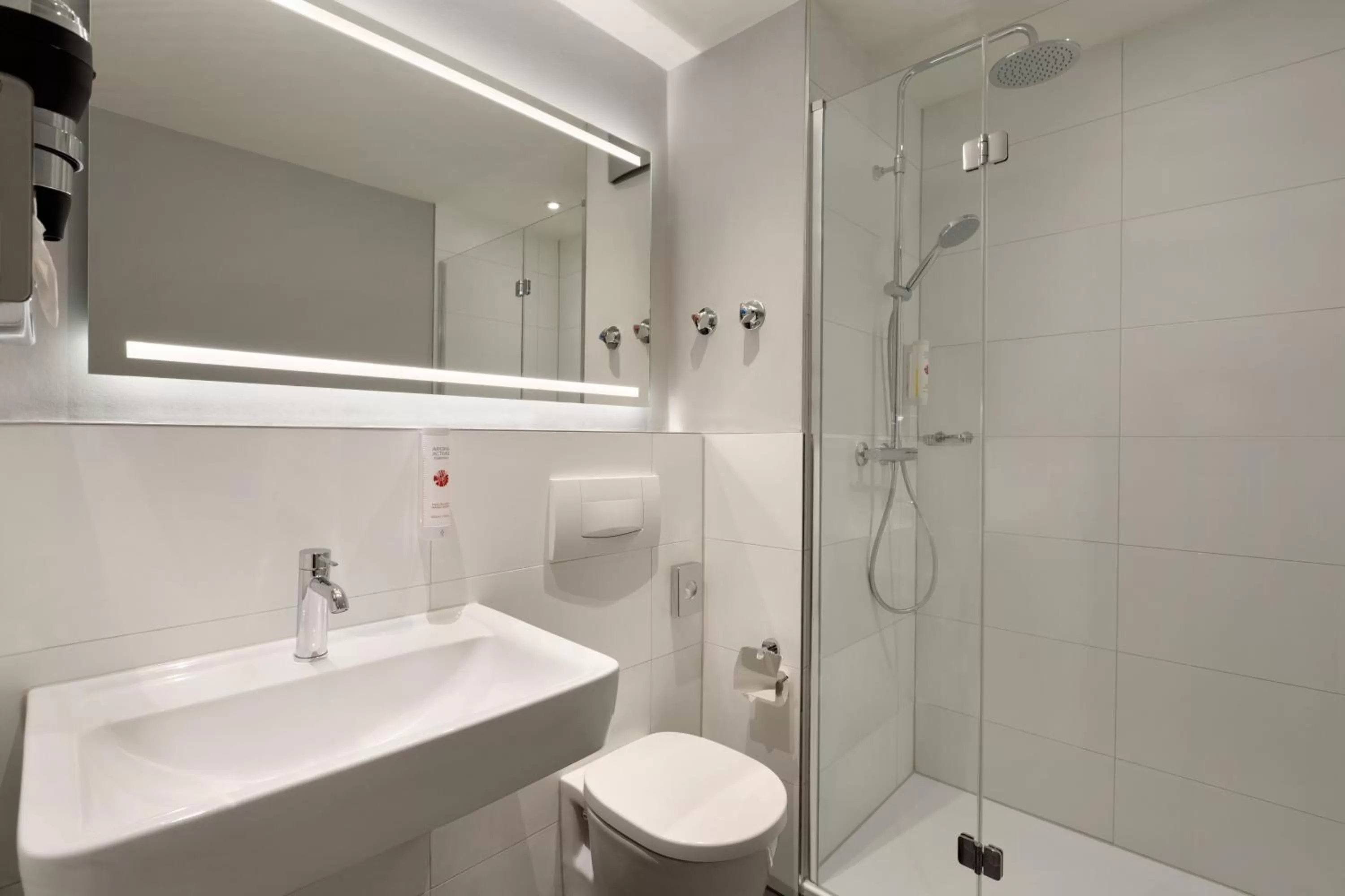 Shower in Ramada by Wyndham München Airport