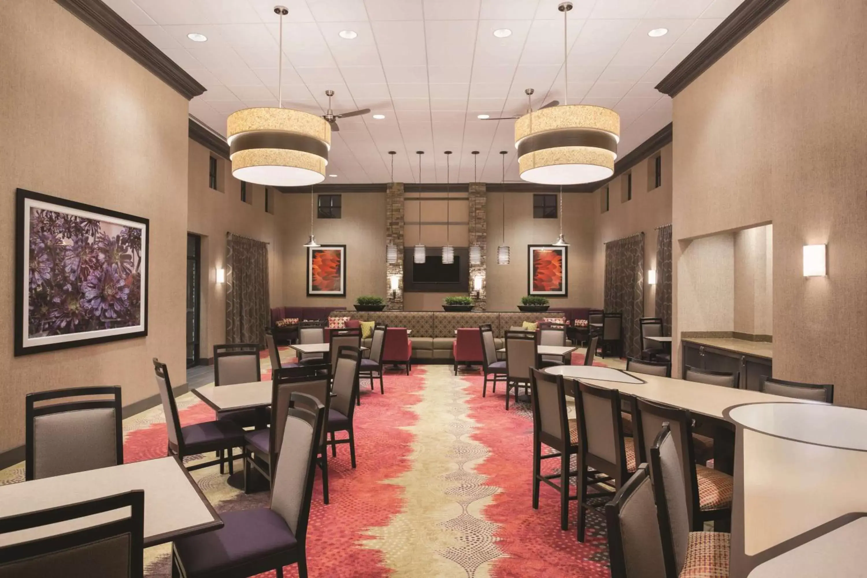 Lobby or reception, Restaurant/Places to Eat in Homewood Suites by Hilton West Des Moines/SW Mall Area
