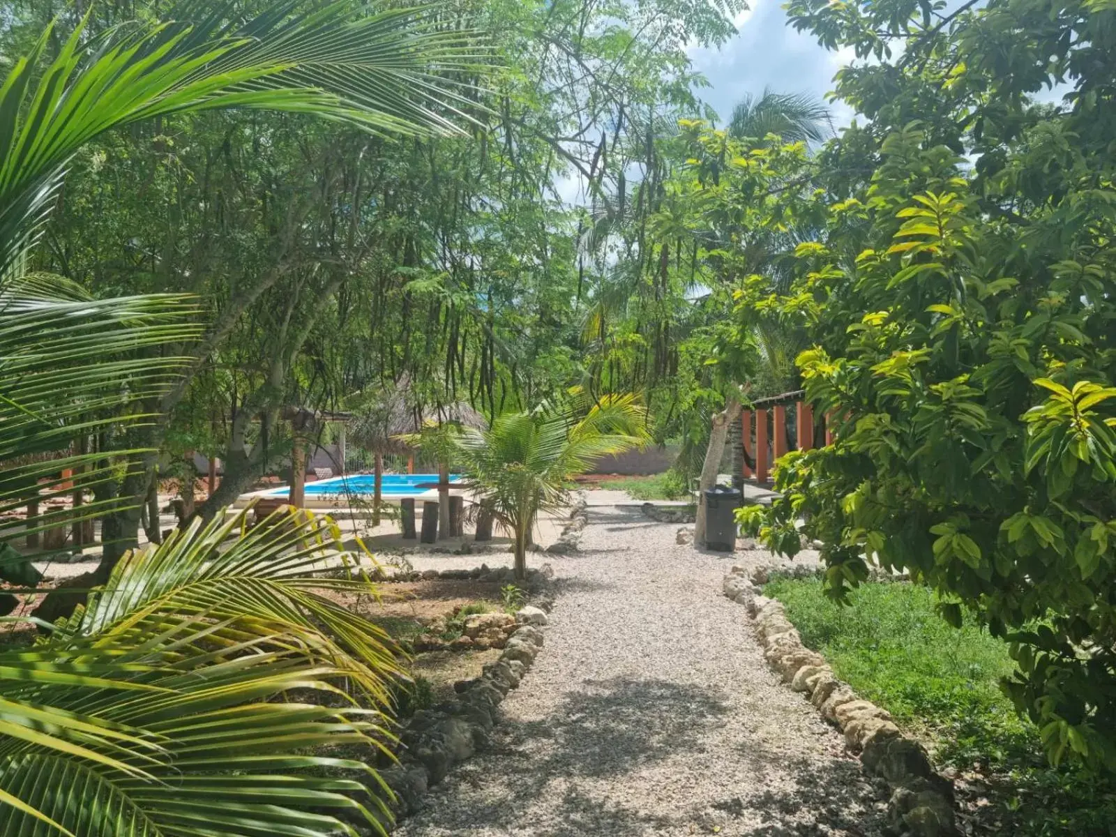 Swimming Pool in Bacalar Sunshine