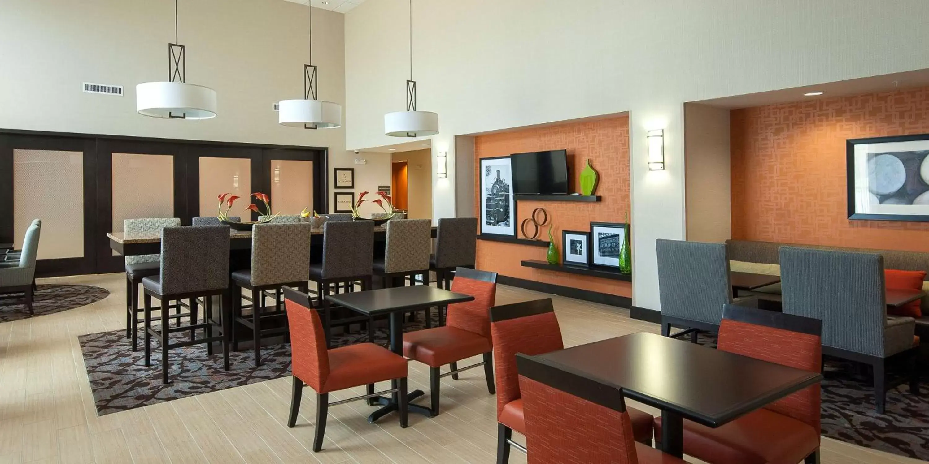 Lobby or reception, Restaurant/Places to Eat in Hampton Inn & Suites Seneca-Clemson Area