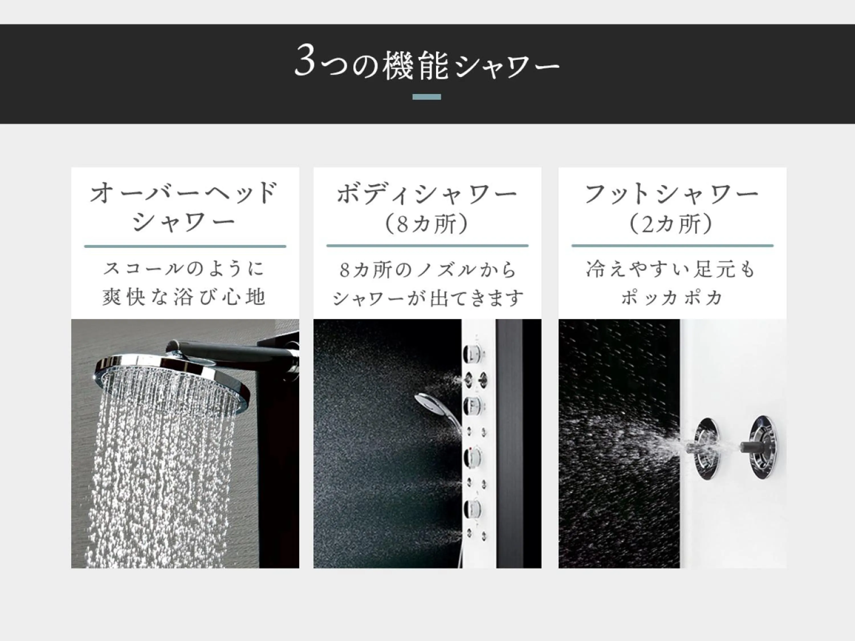 Shower in Hotel Cocktail Stay Naha