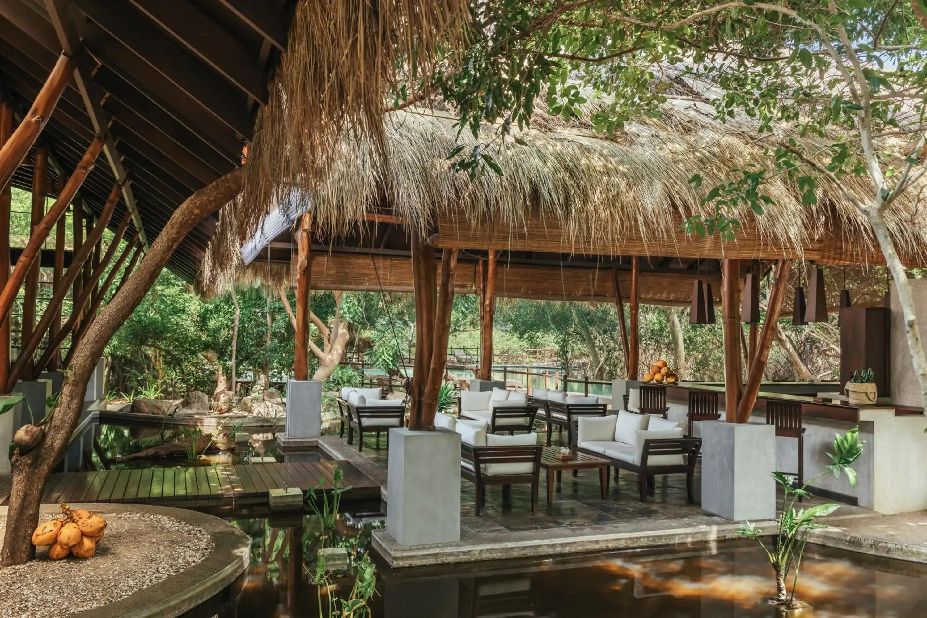 Lounge or bar in Uga Jungle Beach - Trincomalee Lounge or bar in Uga Jungle Beach - Trincomalee