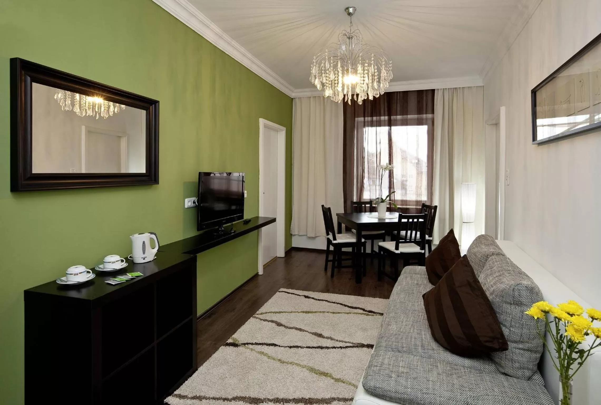 Living room in City Apart Hotel Füssen