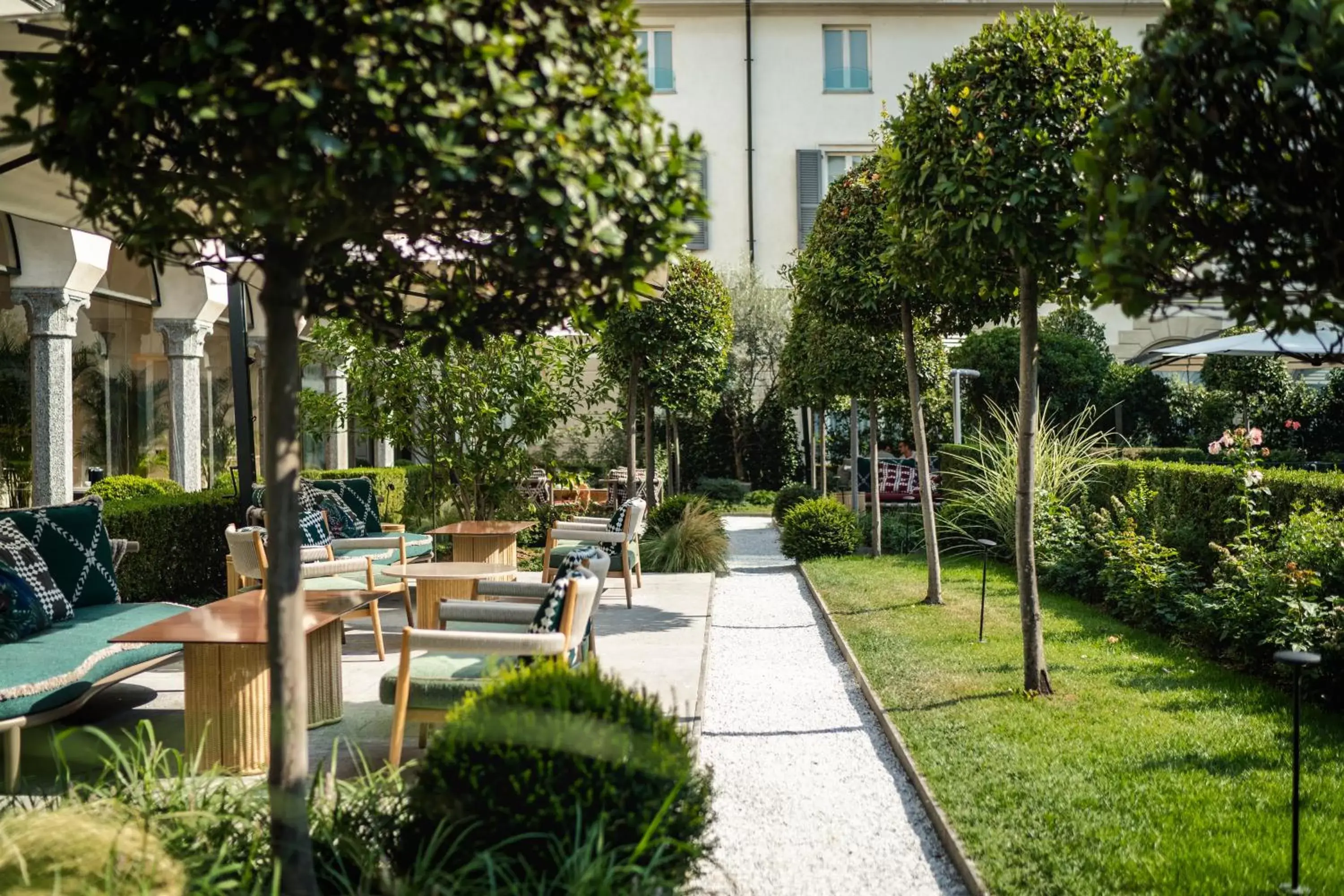 Garden in Four Seasons Hotel Milano