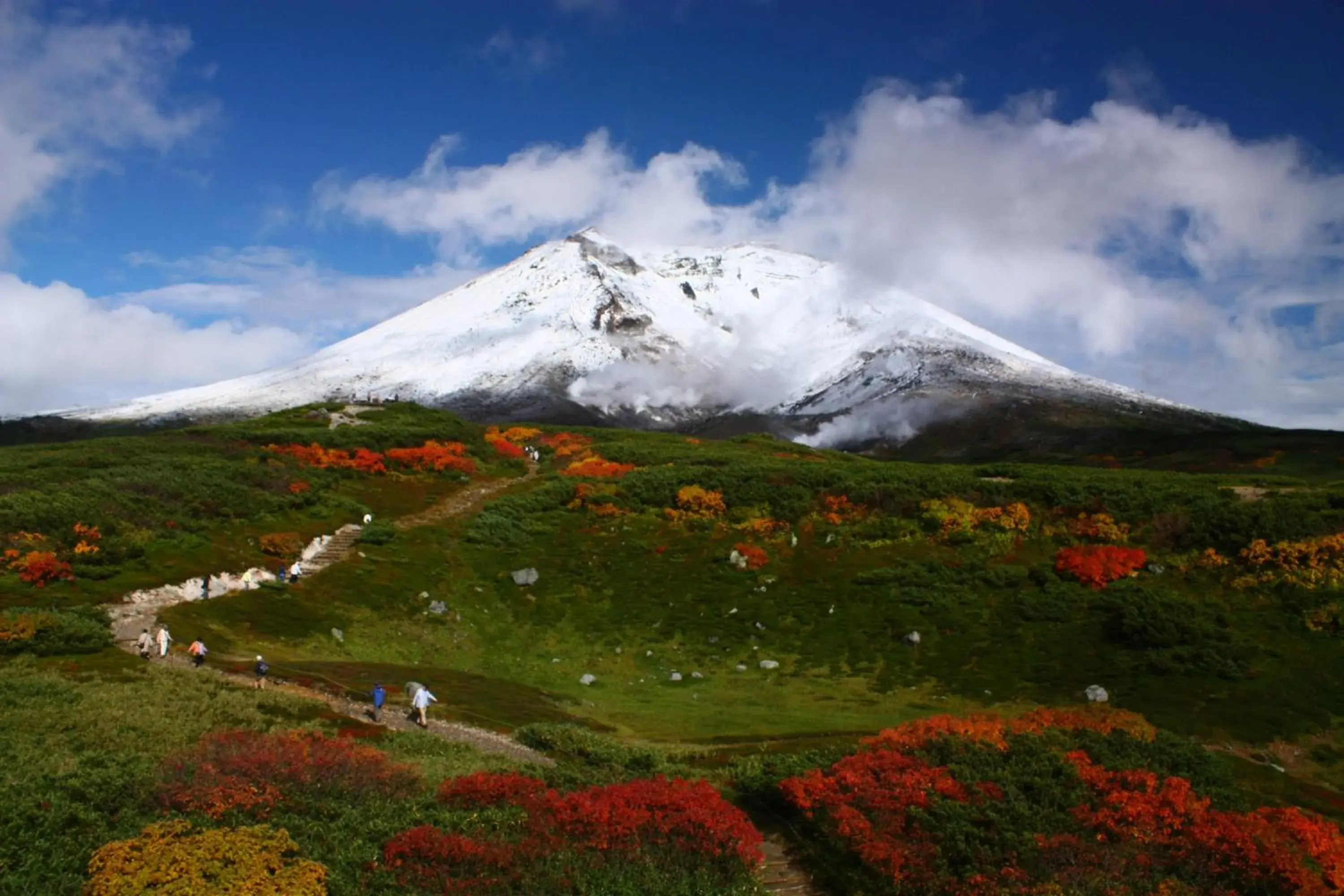 Natural landscape in Asahidake Onsen Hotel Bear Monte