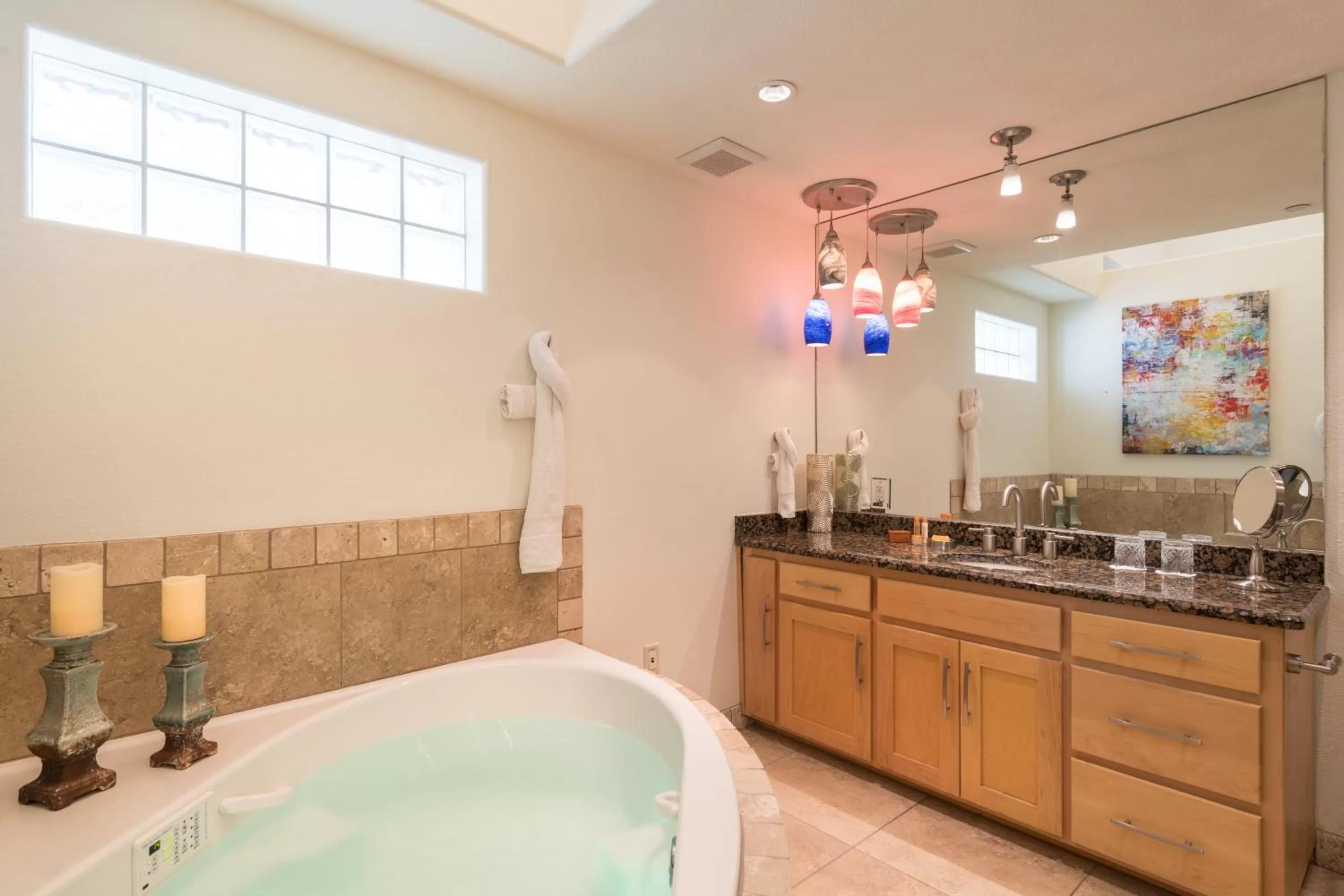Bathroom in Inn on Lake Granbury a Boutique Hotel