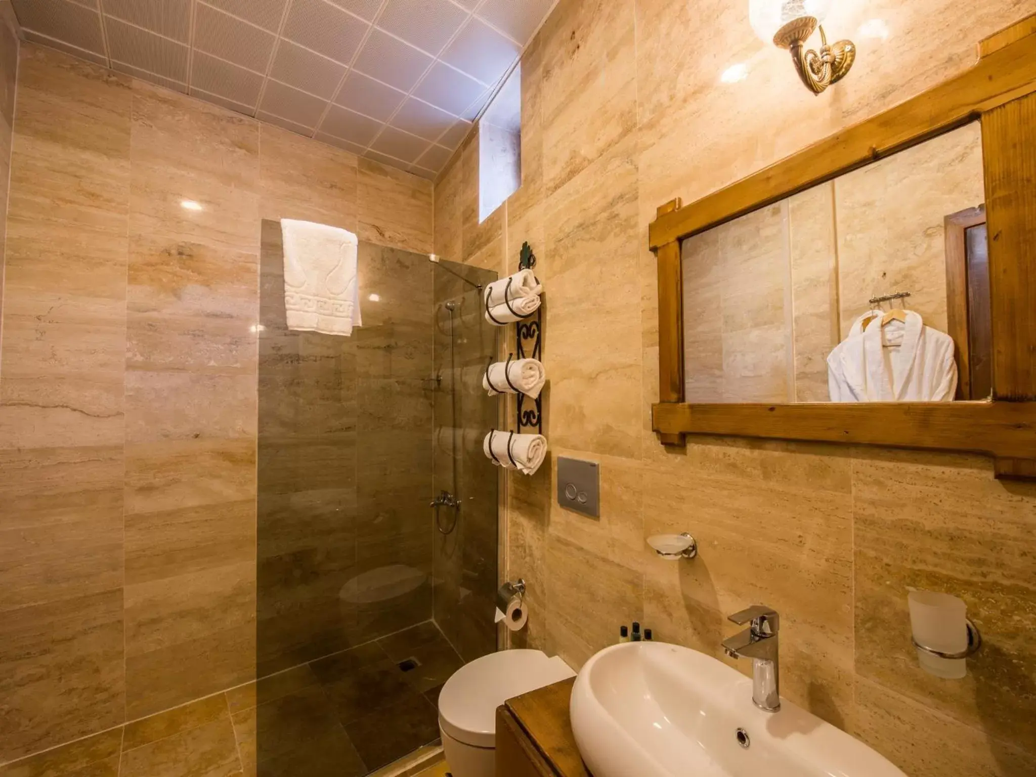 Shower, Bathroom in Lucky Cave Hotel Cappadocia