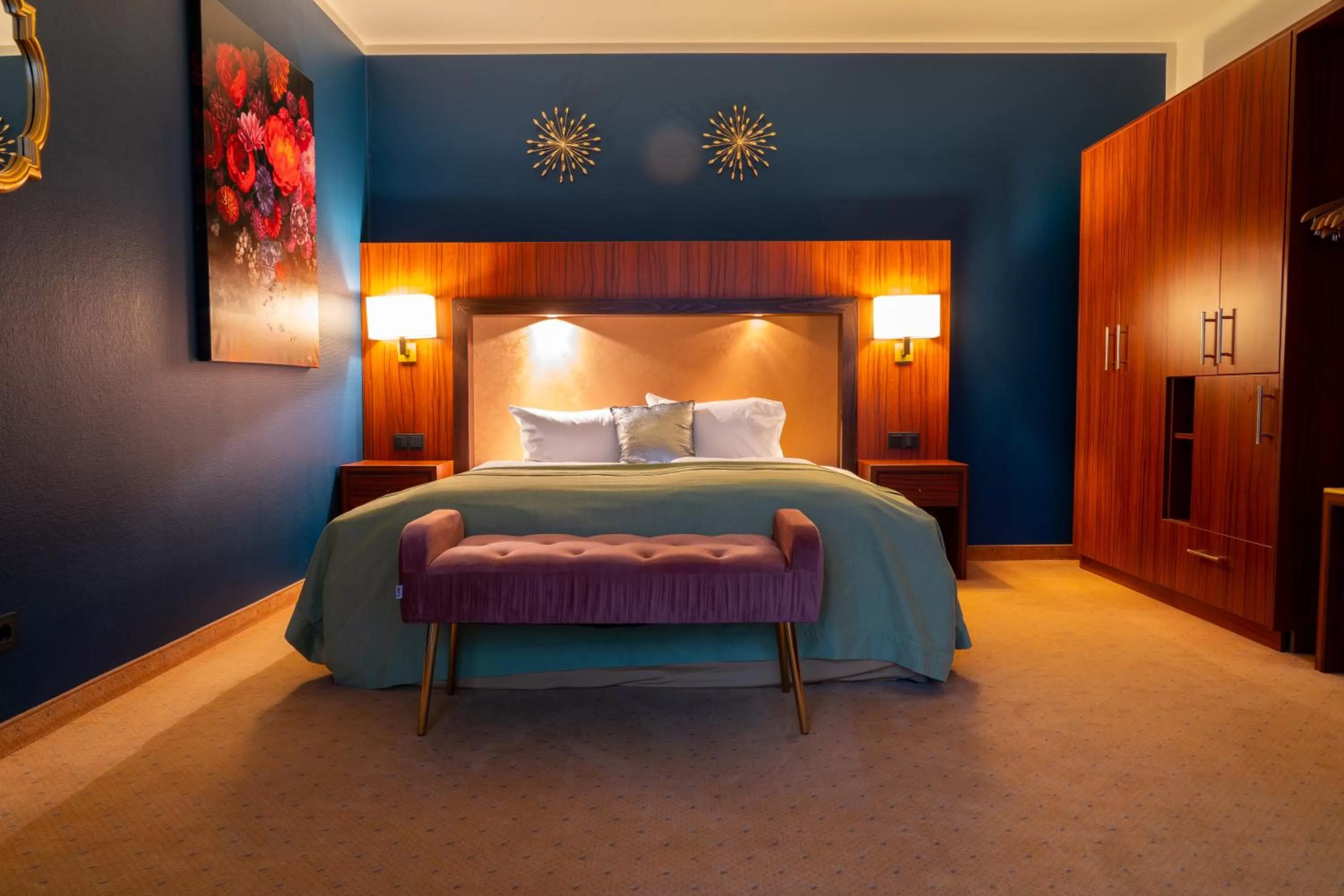 Bed in Boutique Hotel Rothenburger Hof