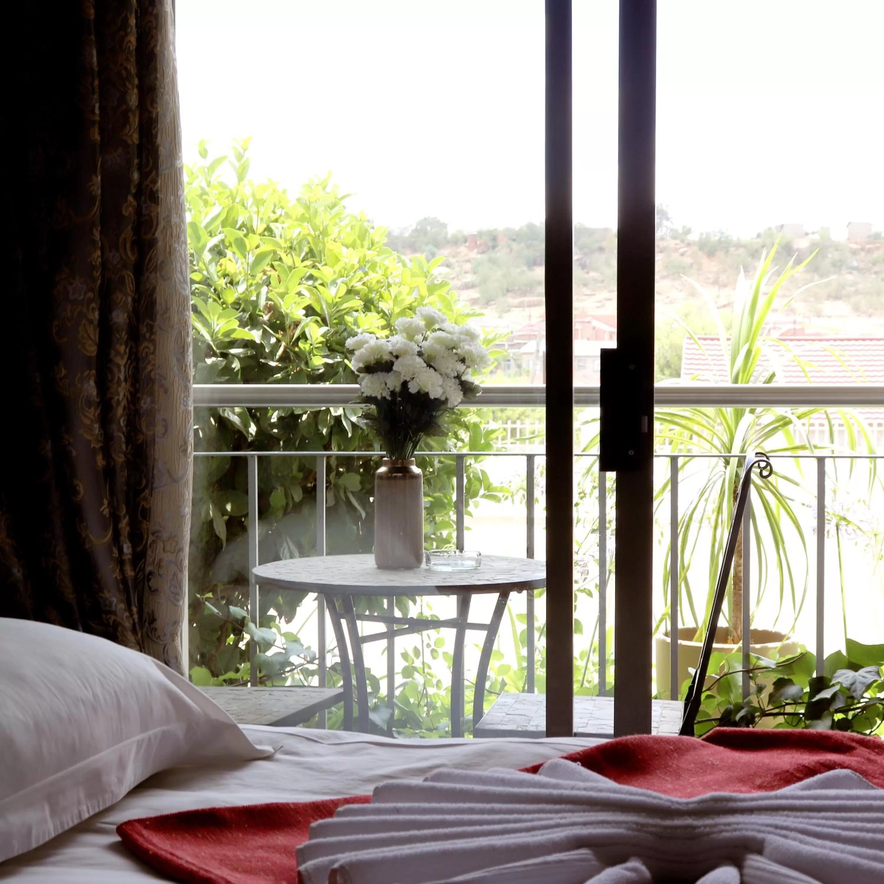 Balcony/Terrace in Tribute Guest House Matala