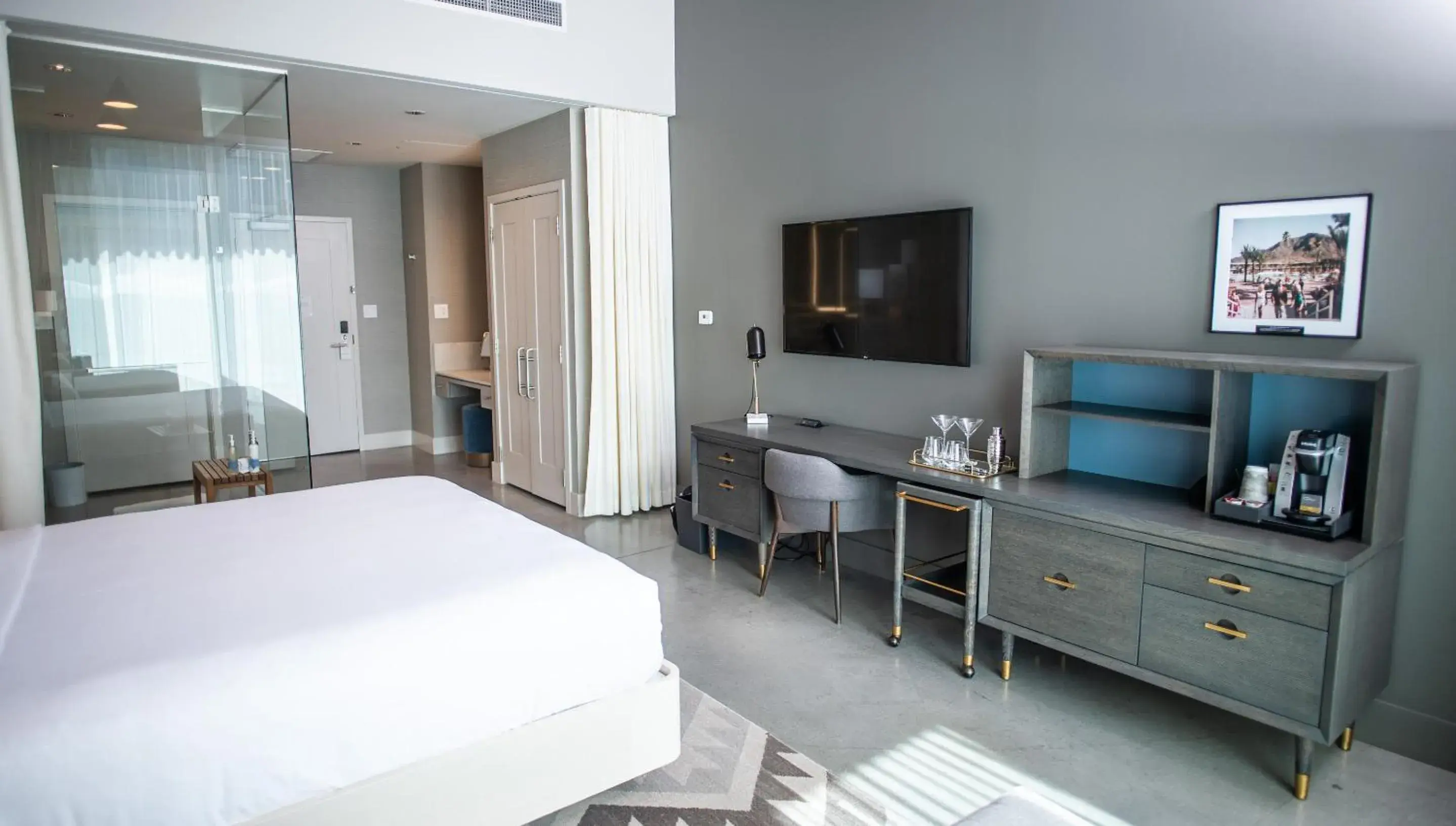 Bedroom, TV/Entertainment Center in Mountain Shadows Resort Scottsdale