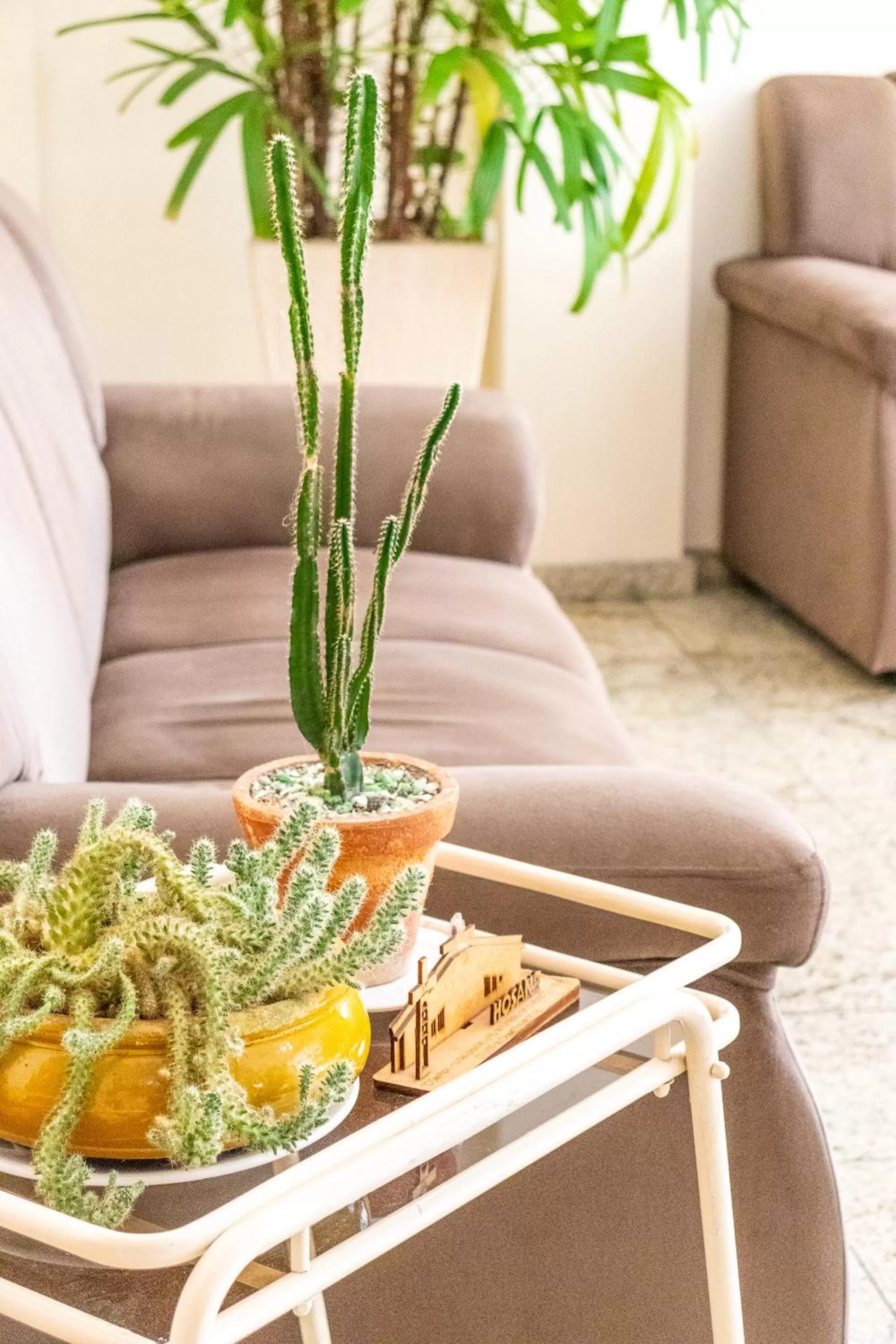 Seating area in Hotel Caminho do Rosário