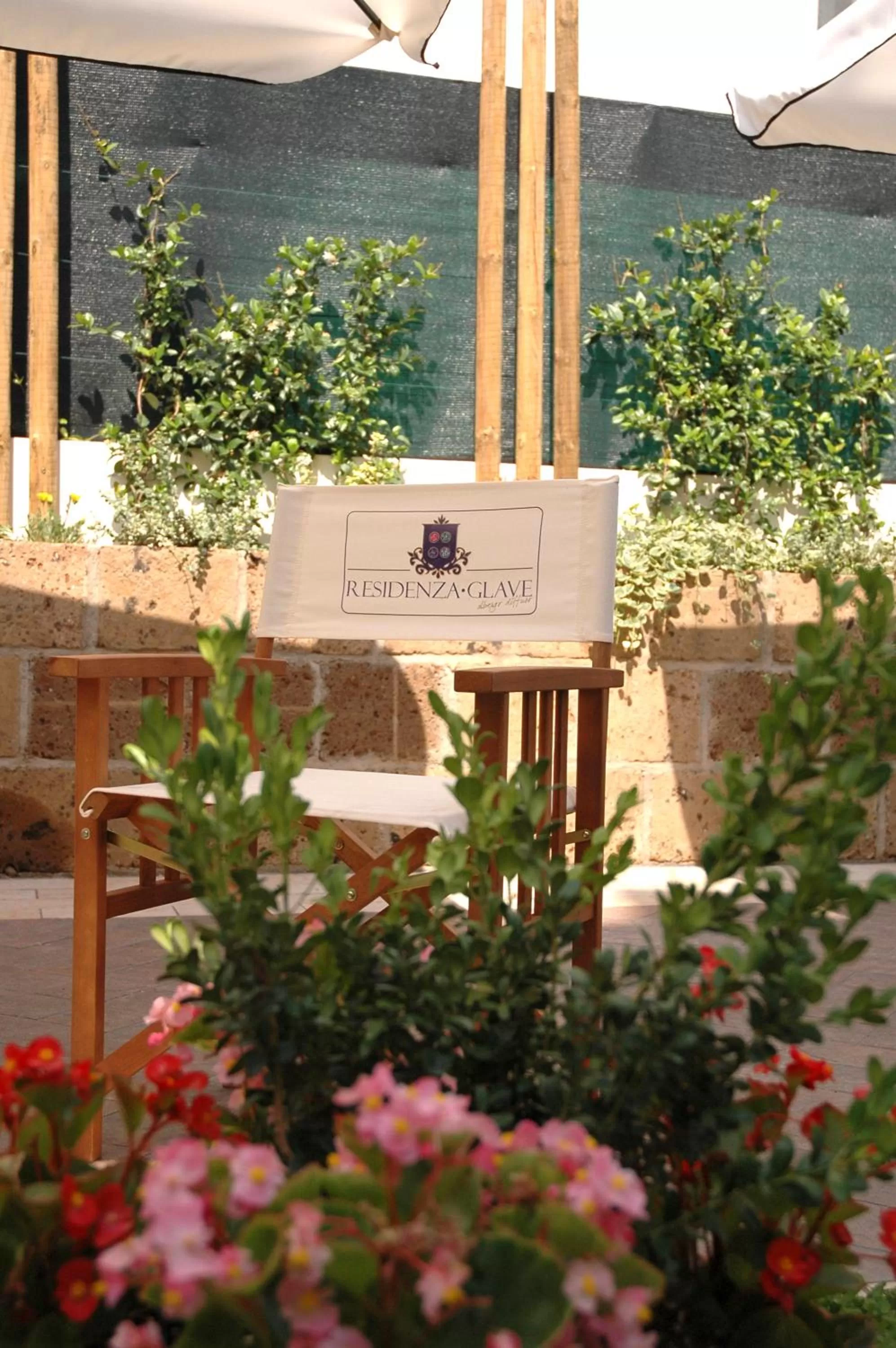 Decorative detail in Residenza Glave