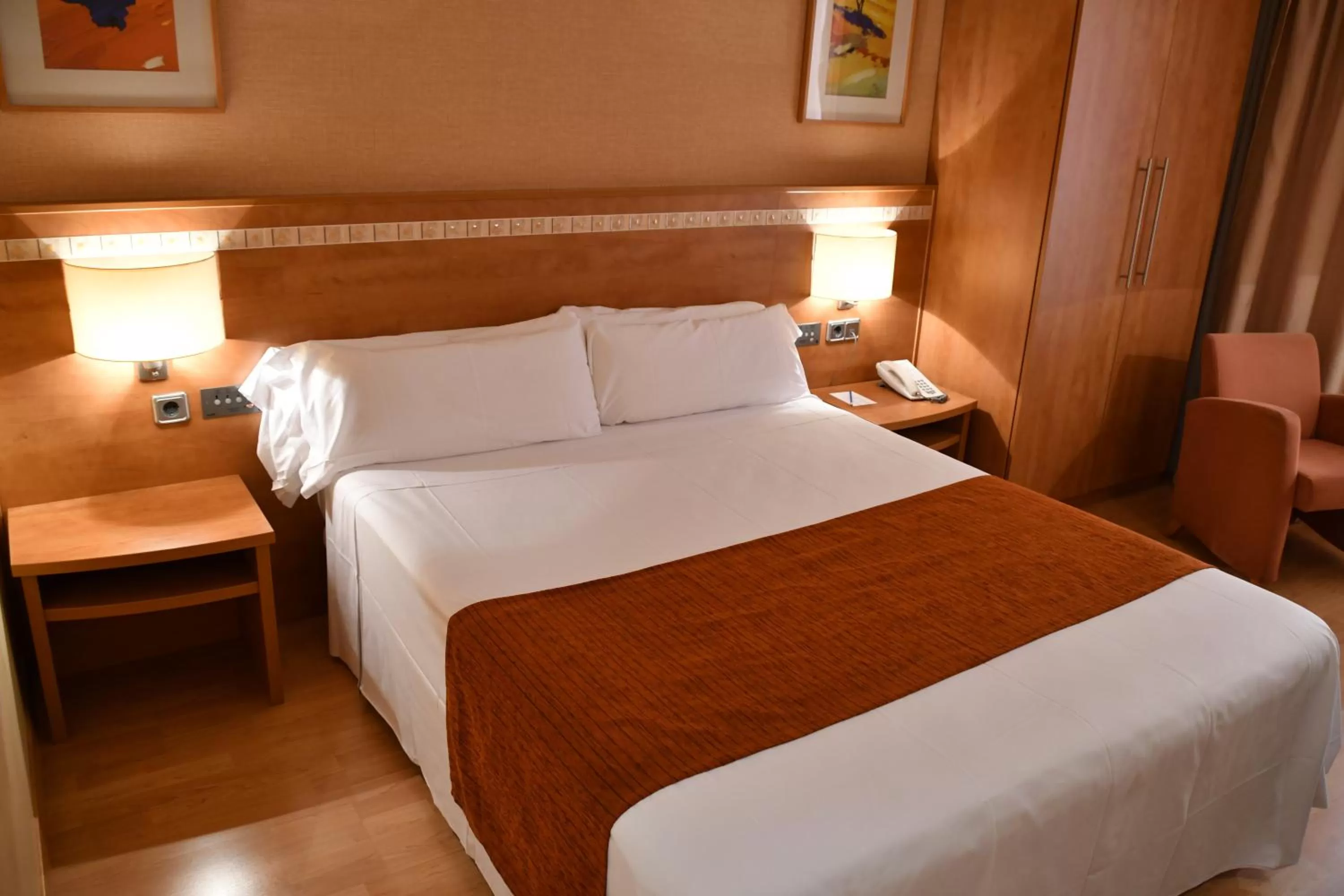 Bed in Hotel Class Valls