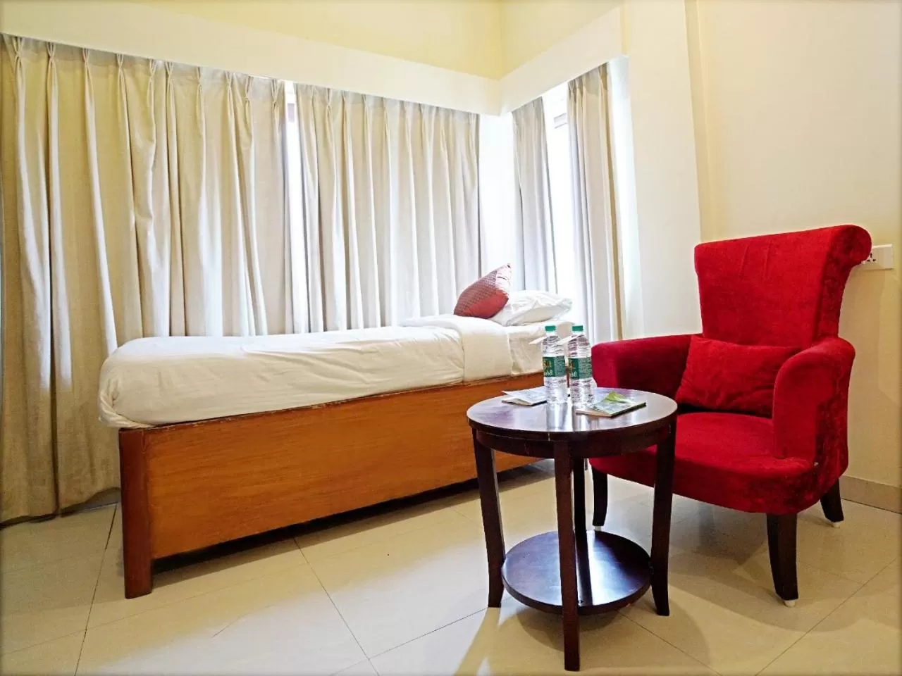 Bedroom, Bed in Indira Nikunj Rubystone Exotic