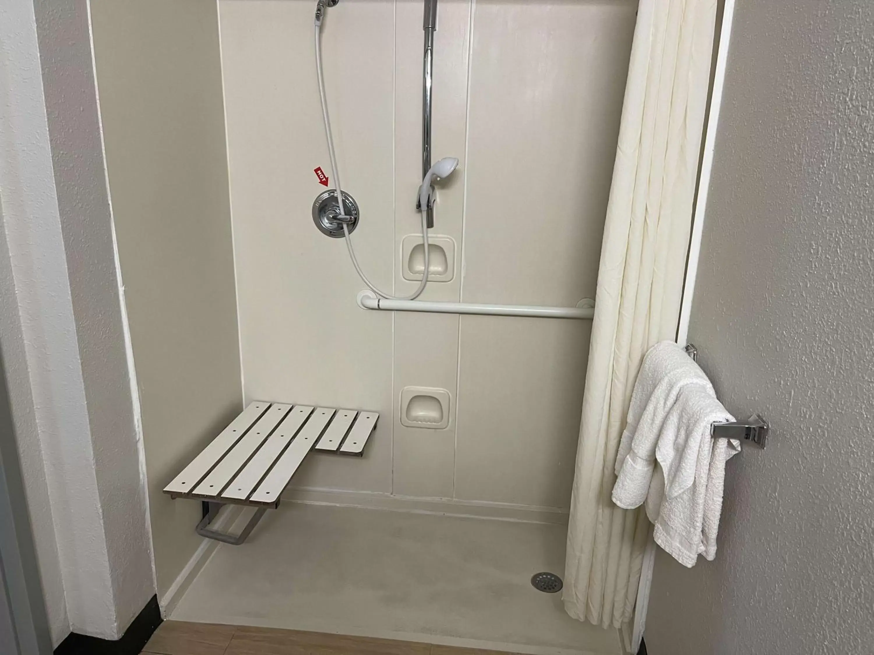 Bathroom in SureStay Plus Hotel by Best Western Durham Medical Center