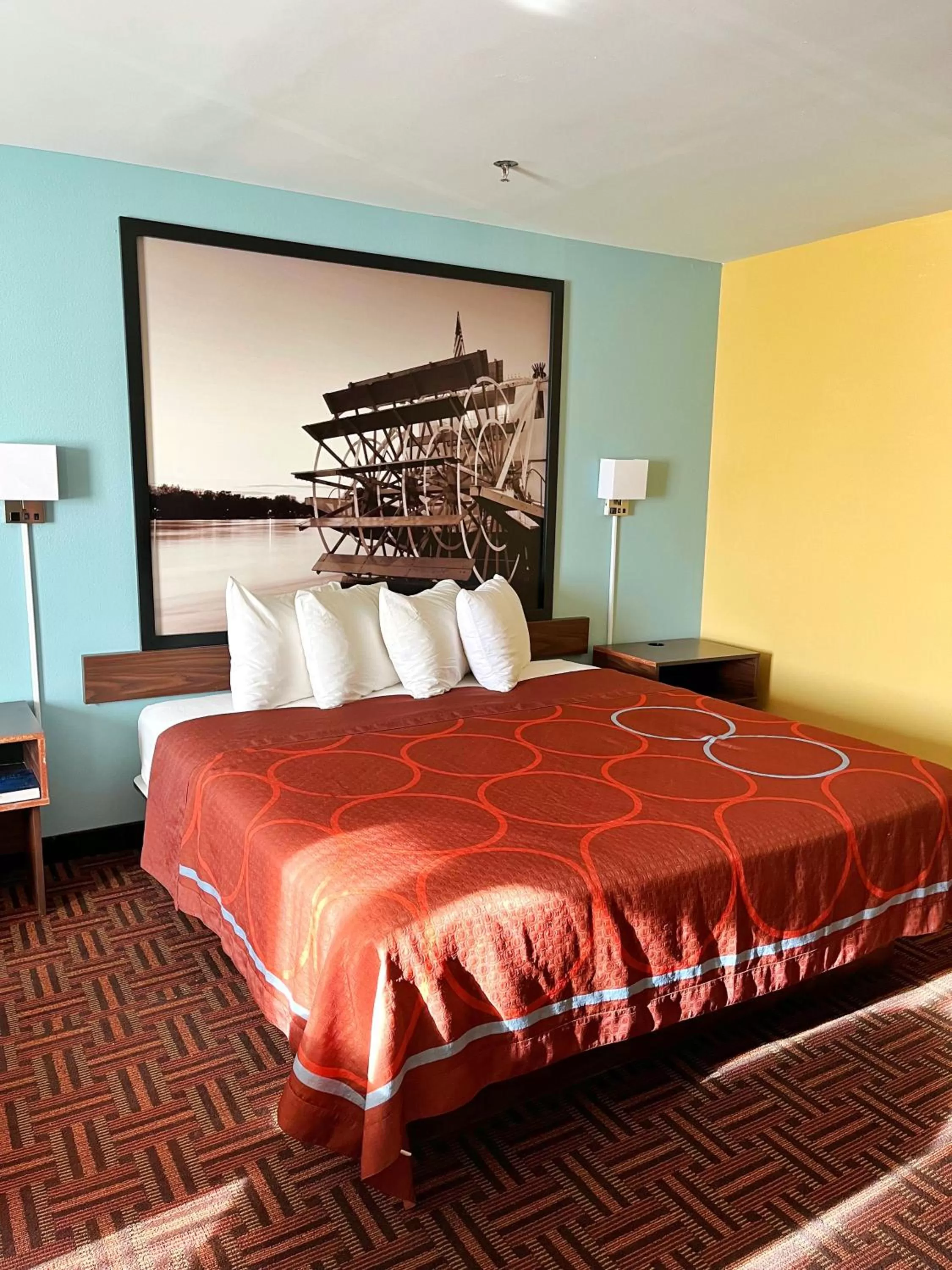 Bed in Super 8 by Wyndham Peoria