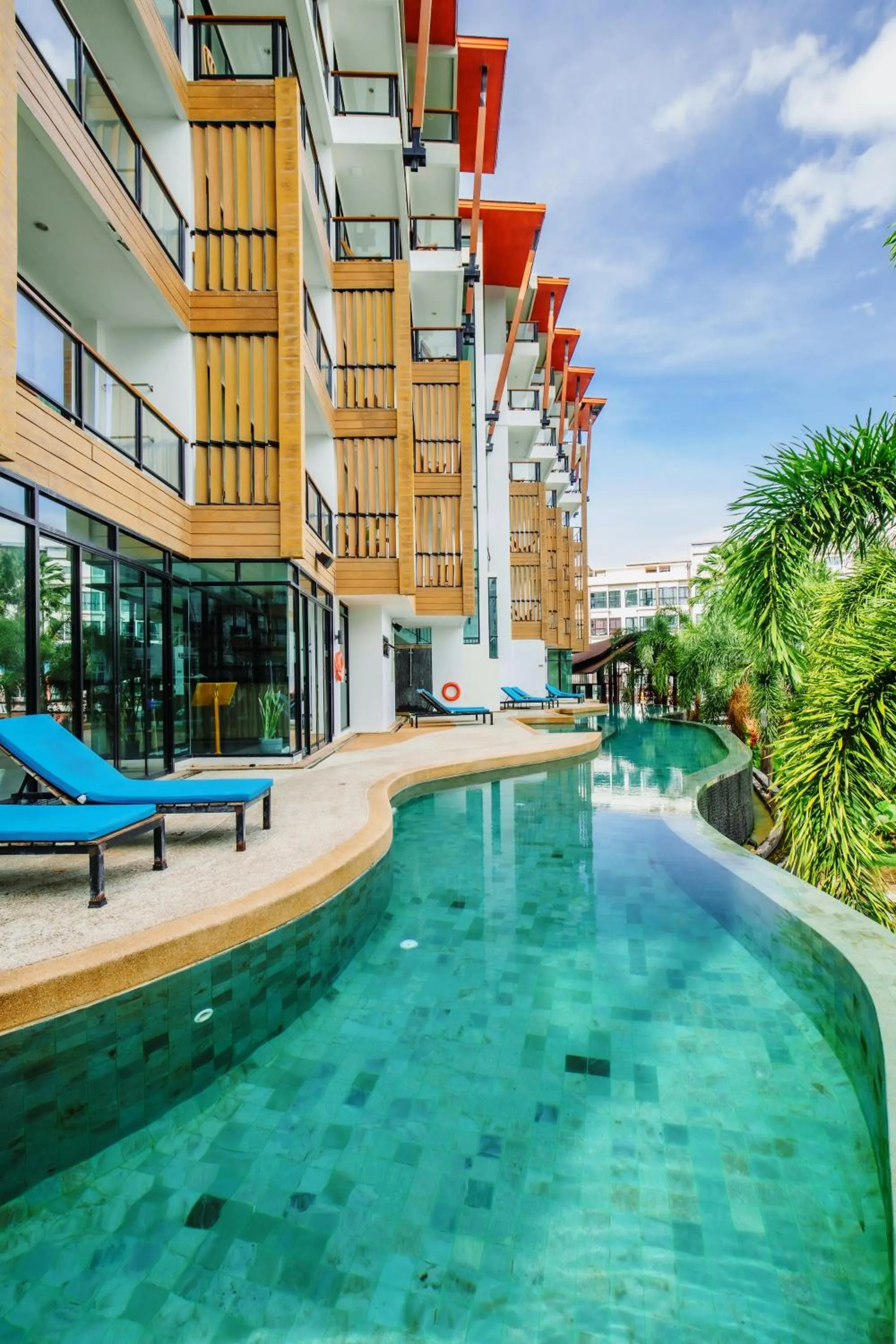 Pool view in The Lunar Patong